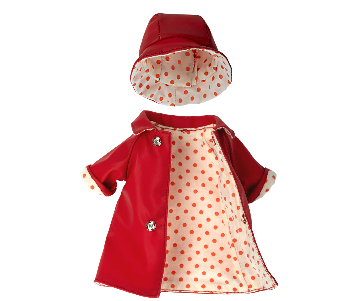Maileg Raincoat & Hat, Teddy Mum - Image 2