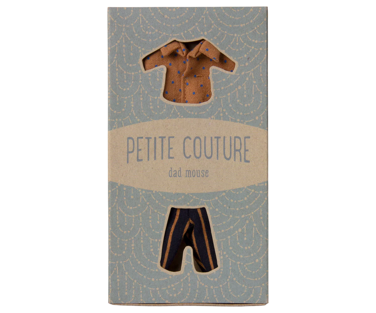 Maileg Shirt and striped pants, Dad mouse - Image 4