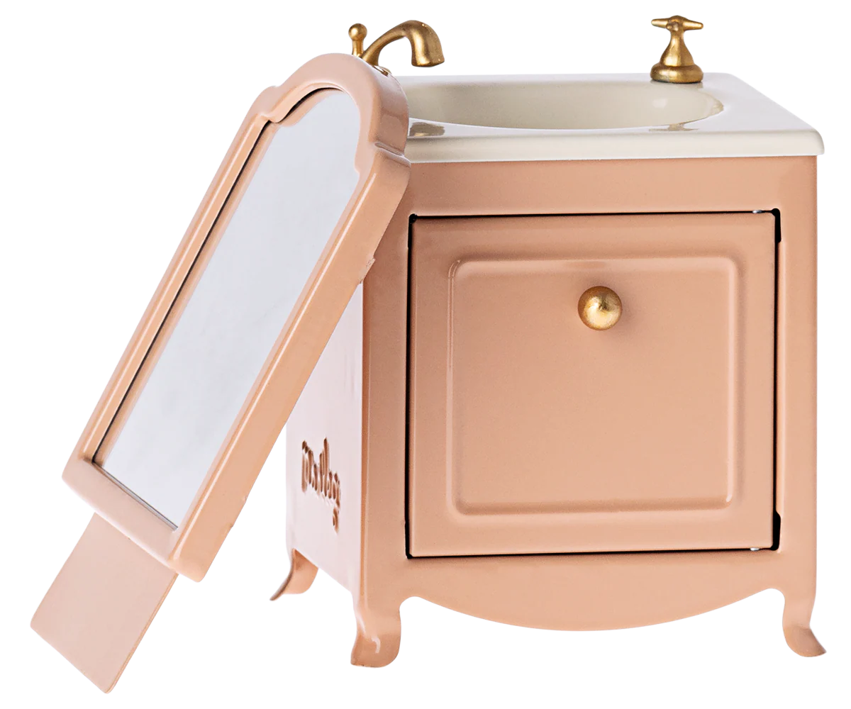 Maileg Sink Dresser, Mouse - Dark Powder - Image 3