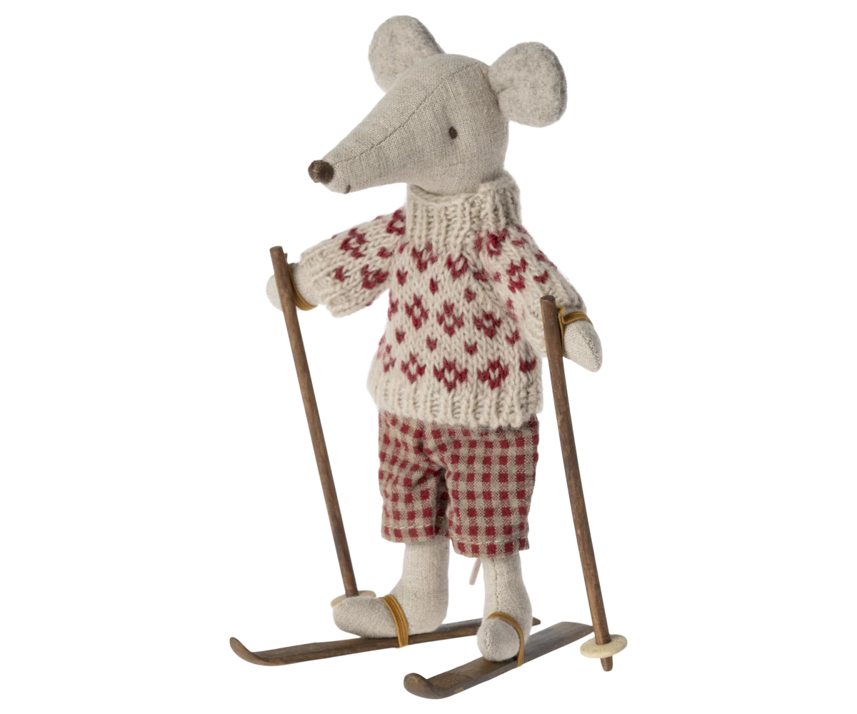 Maileg Ski & Poles, Mum/Dad - Image 4