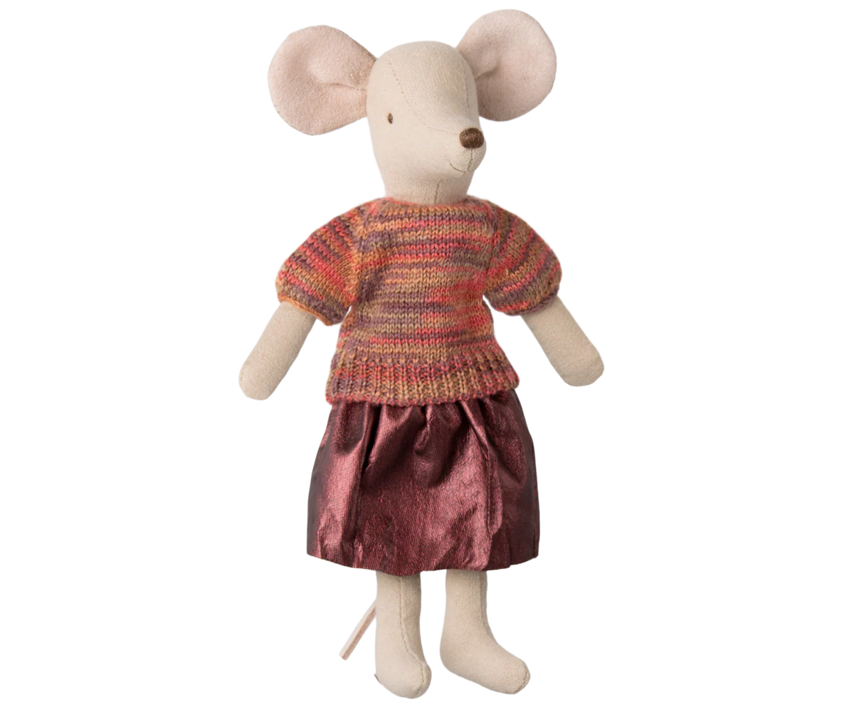 Maileg Skirt and knitted blouse, Mum mouse - Image 3