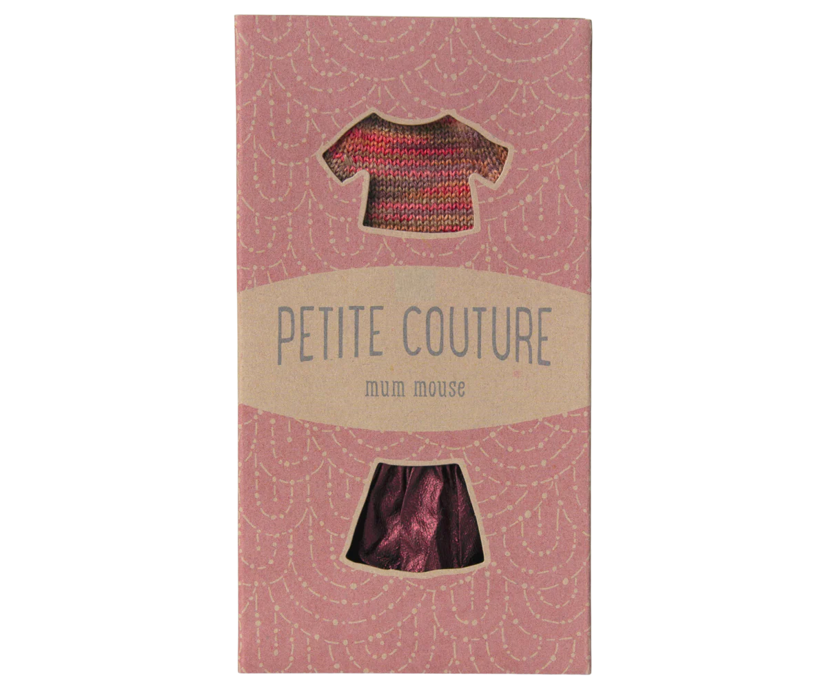 Maileg Skirt and knitted blouse, Mum mouse - Image 4