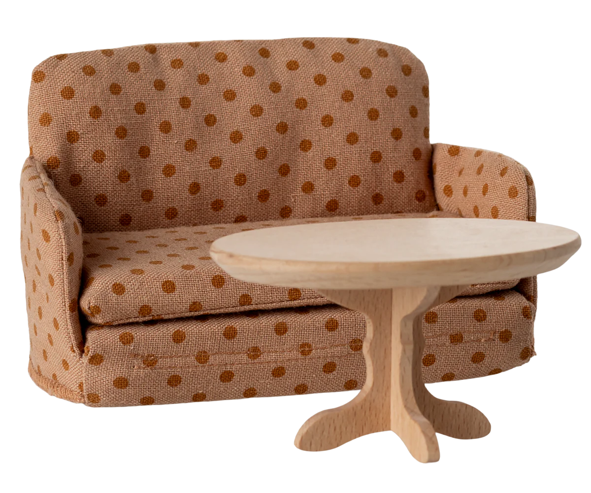 Maileg Sofa bed, Mouse - Dots - Image 4
