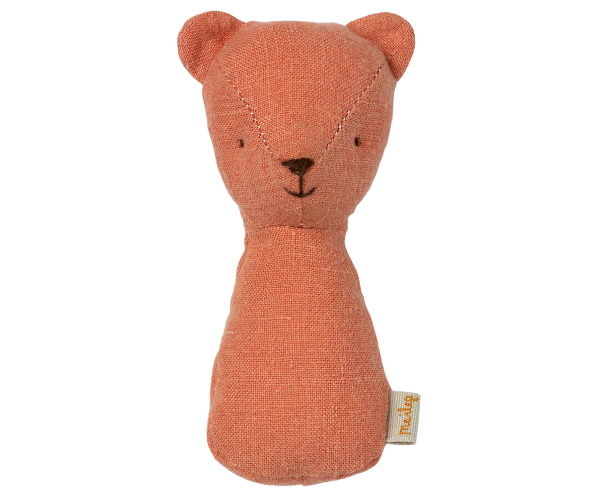 Maileg Teddy Rattles - Coral, Yellow, or Rose - Image 5