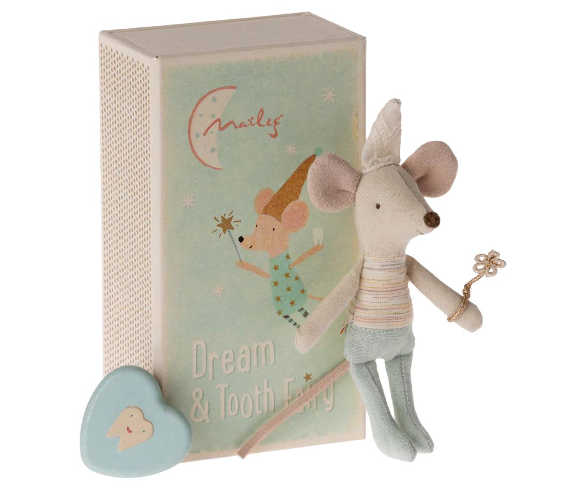 Maileg Tooth Fairy Mouse, Little Brother in Match Box - Image 2