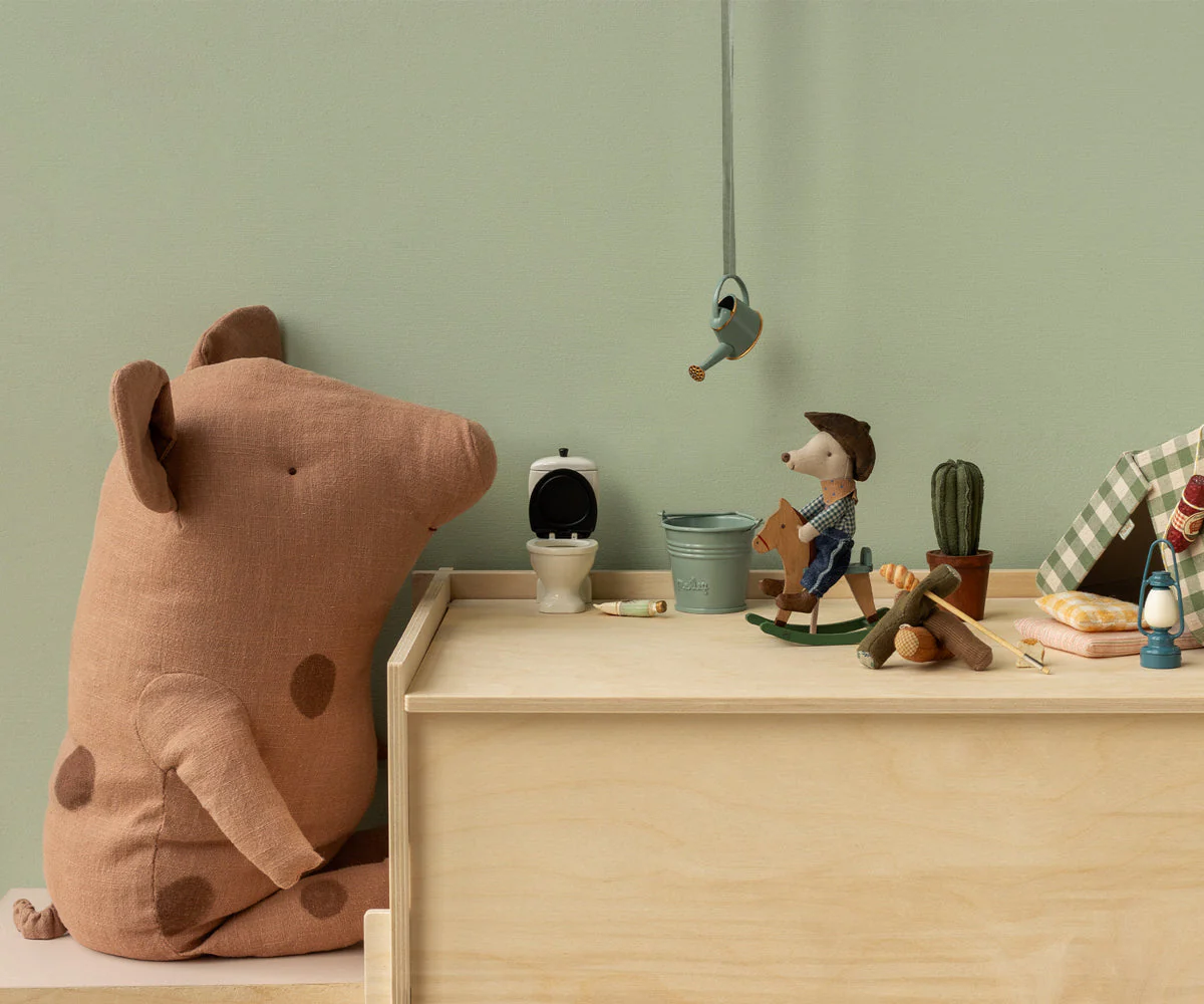 Maileg Truffle pig, Big - Vintage rose - Image 2