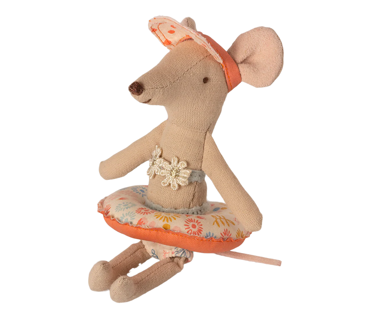 Maileg Tube, Small Mouse - Flower - Image 2