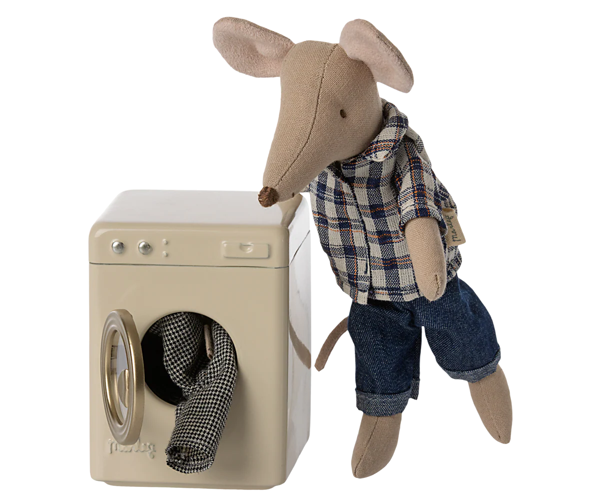 Maileg Washing Machine, Mouse - Image 3
