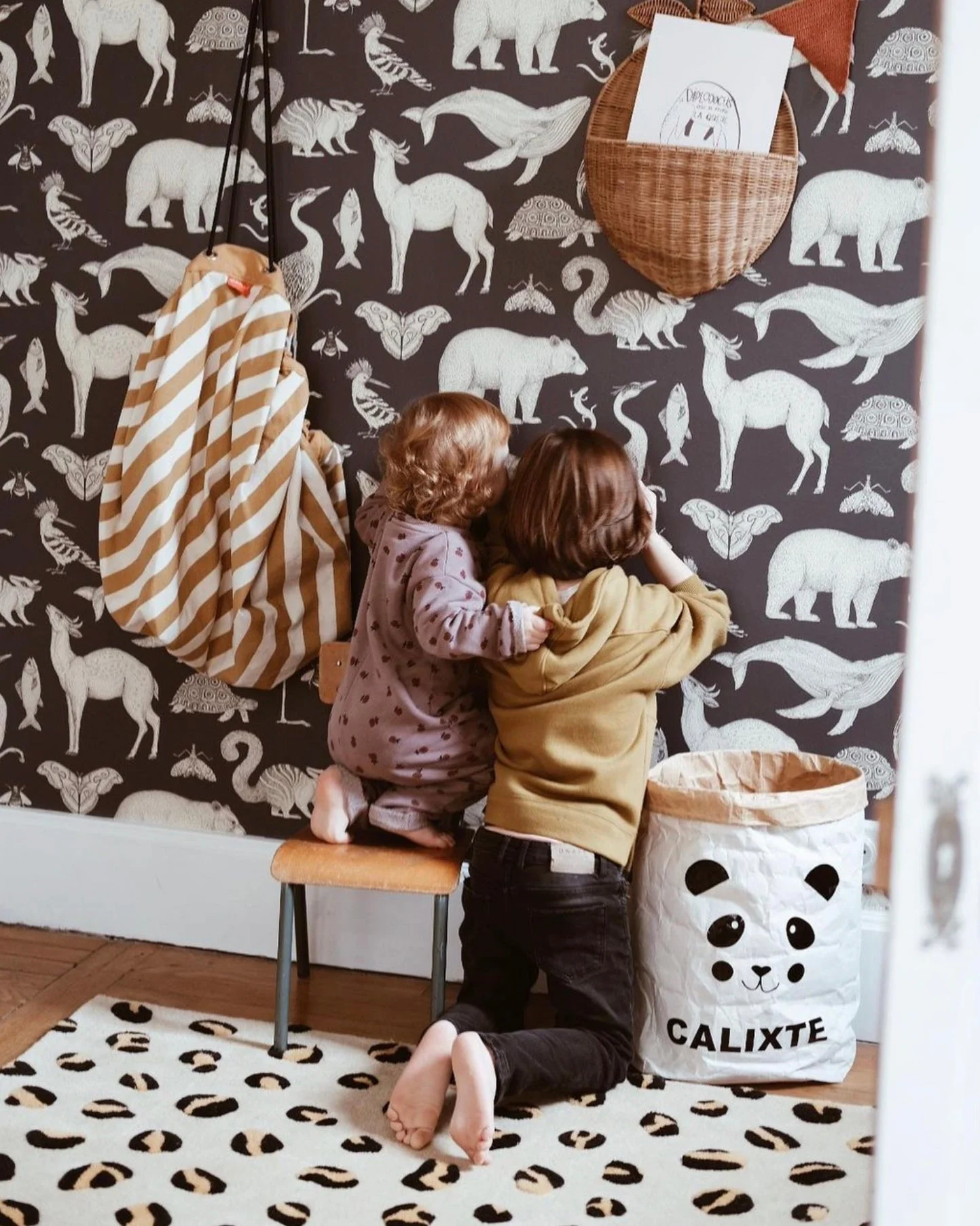 Maison Deux Rug LEOPARD Beige / Brown and Black Print 3.9 x 5.9ft - Image 5