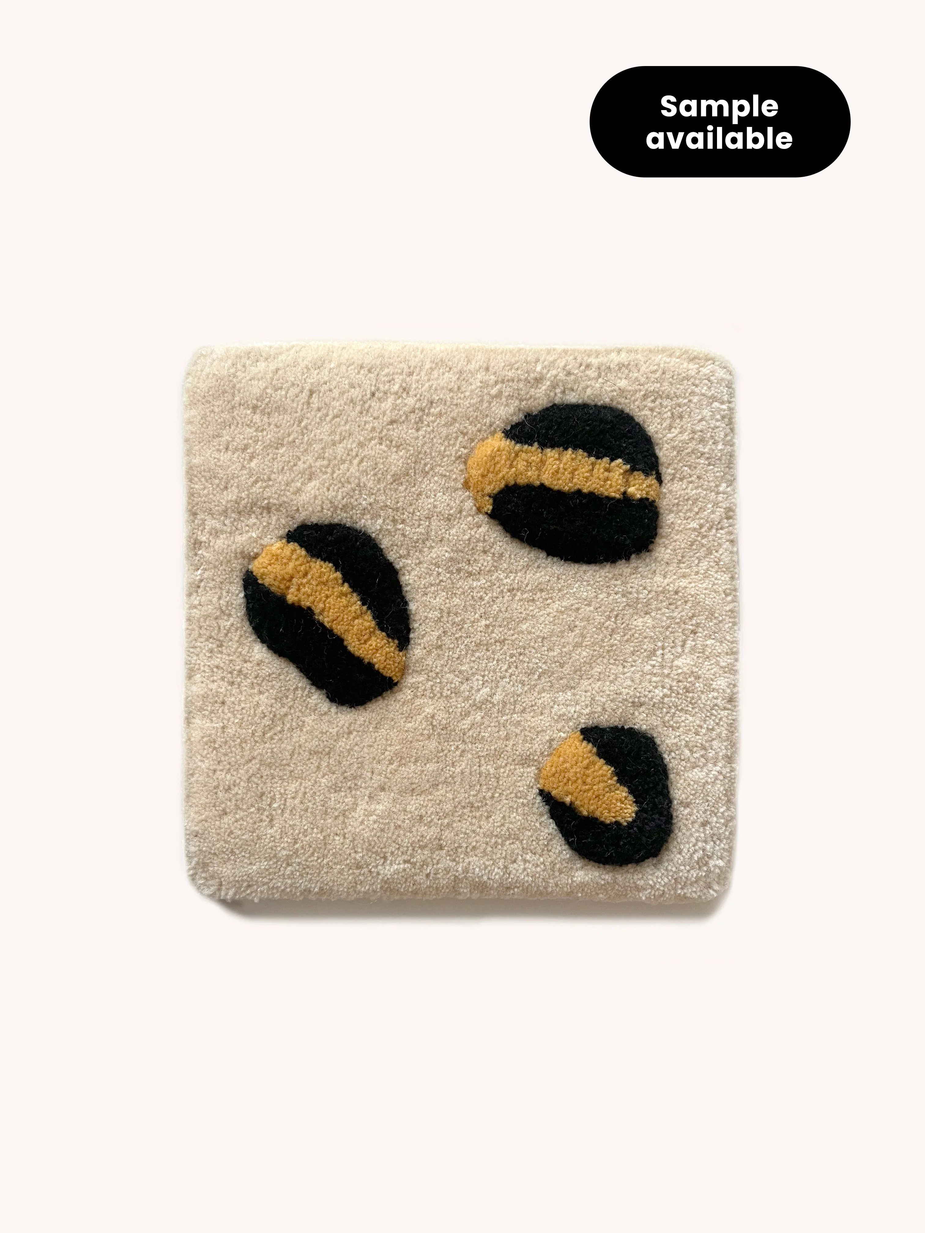 Maison Deux Rug LEOPARD Beige / Brown and Black Print Round Diam. 3.9ft - Image 3