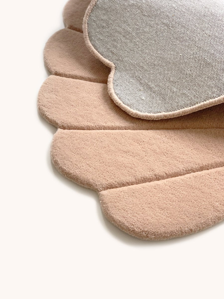 Maison Deux Rug SHELL Rose Dust 3.3 x 2.6 ft - Image 3