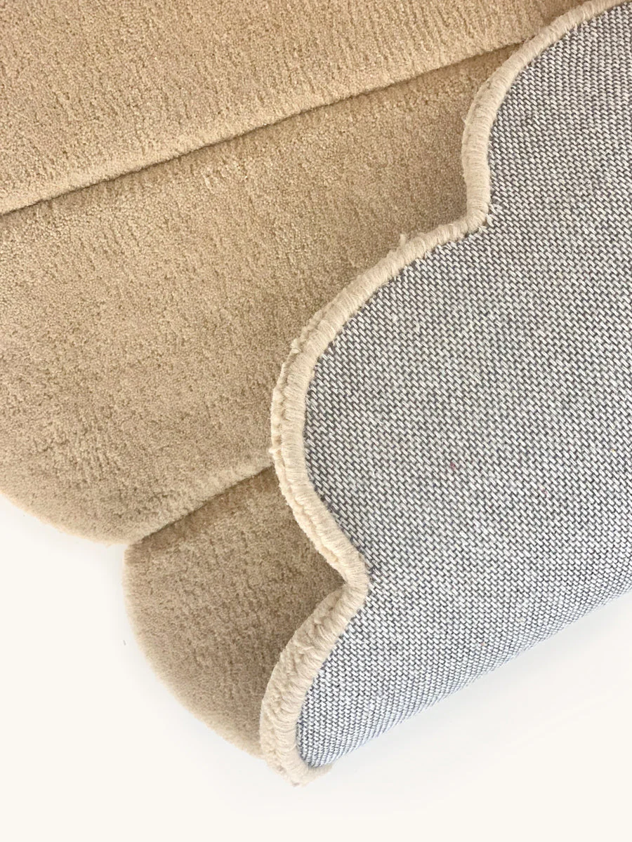 Maison Deux Rug SHELL Sand 3.3 x 2.6 ft - Image 3