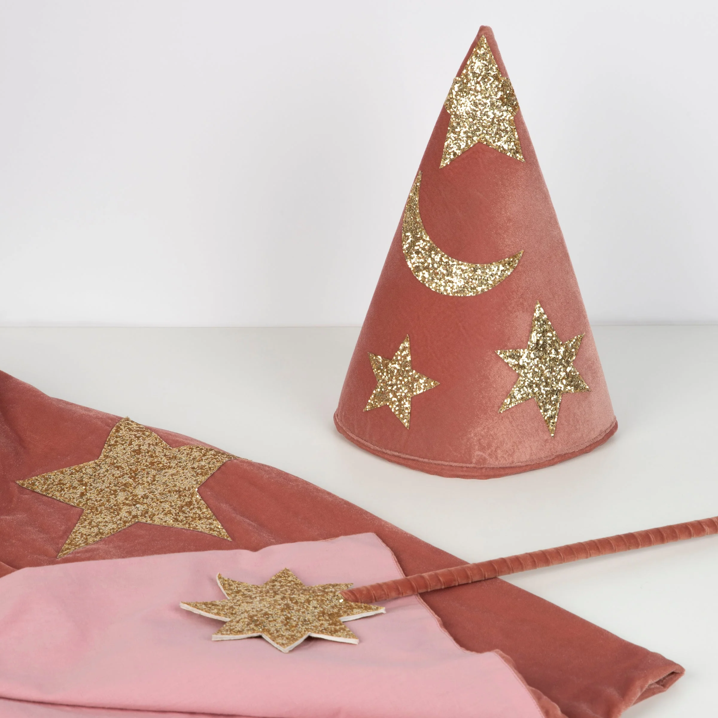 Meri Meri Pink Velvet Wizard Costume - Image 3