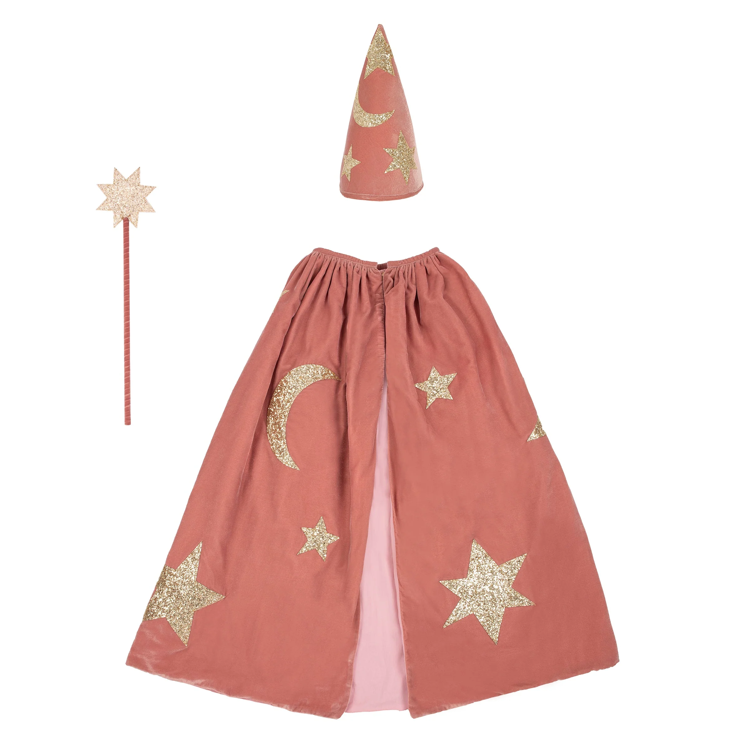 Meri Meri Pink Velvet Wizard Costume - Image 7