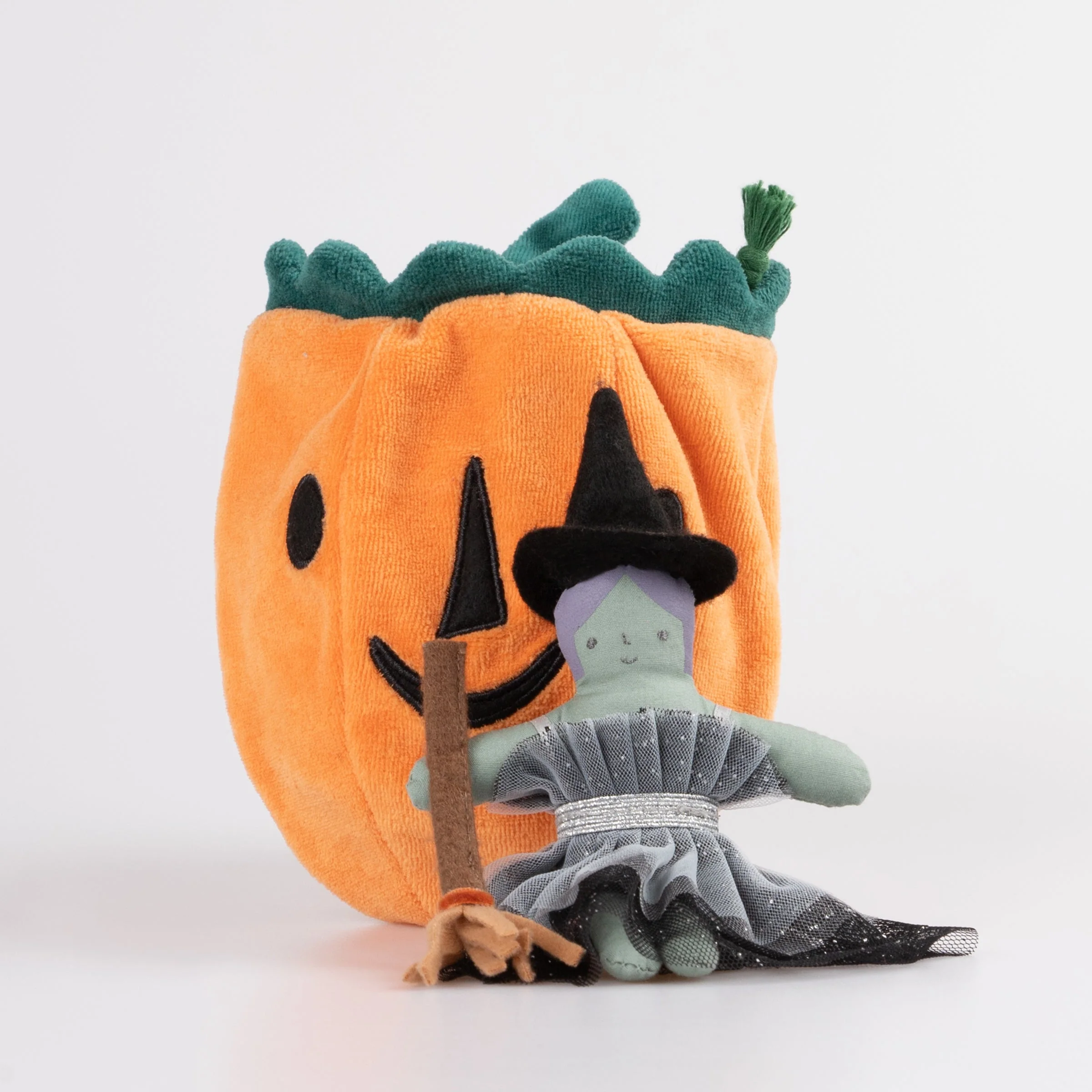 Meri Meri Pumpkin Witch Mini Doll - Image 3