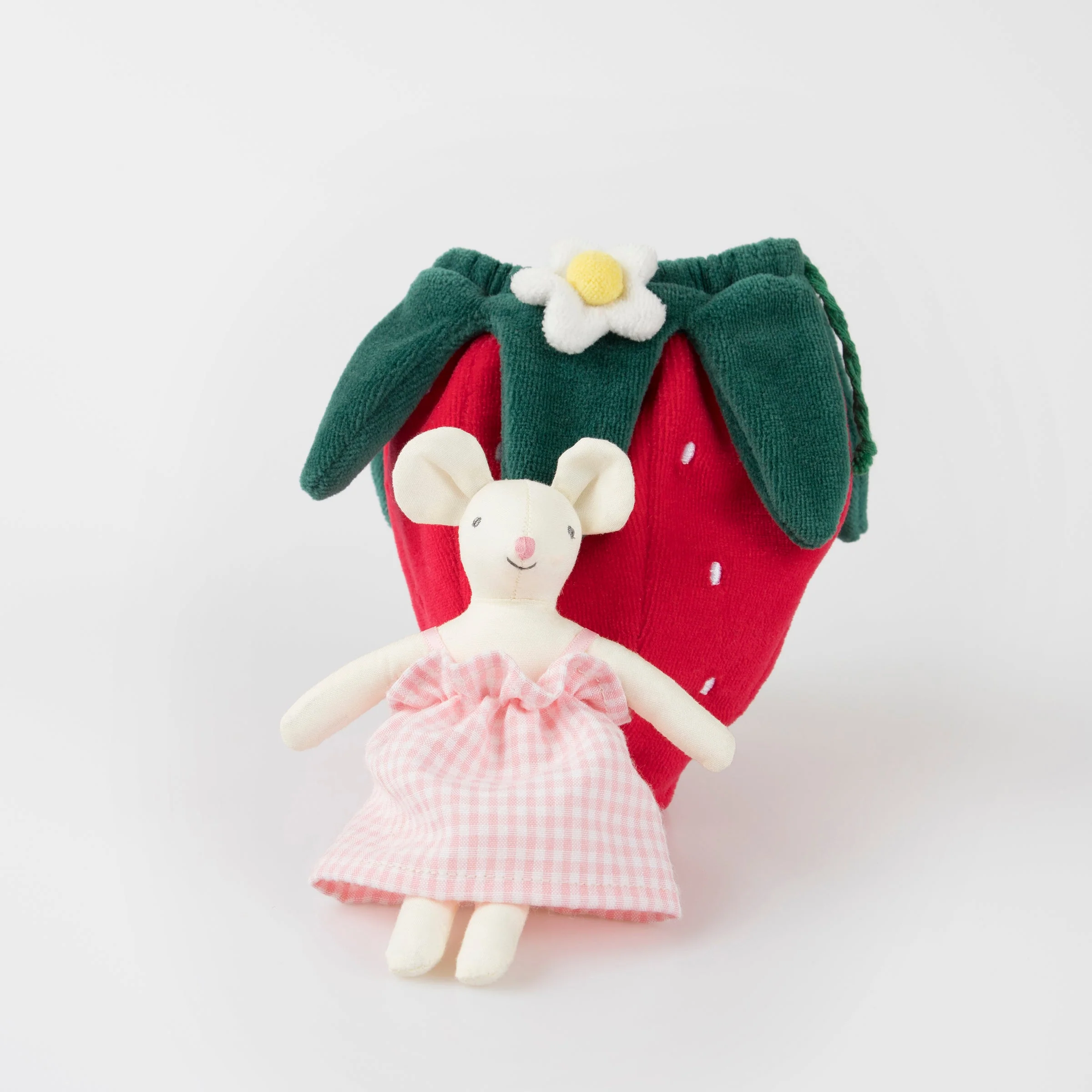 Meri Meri Strawberry Mouse Mini Doll - Image 3