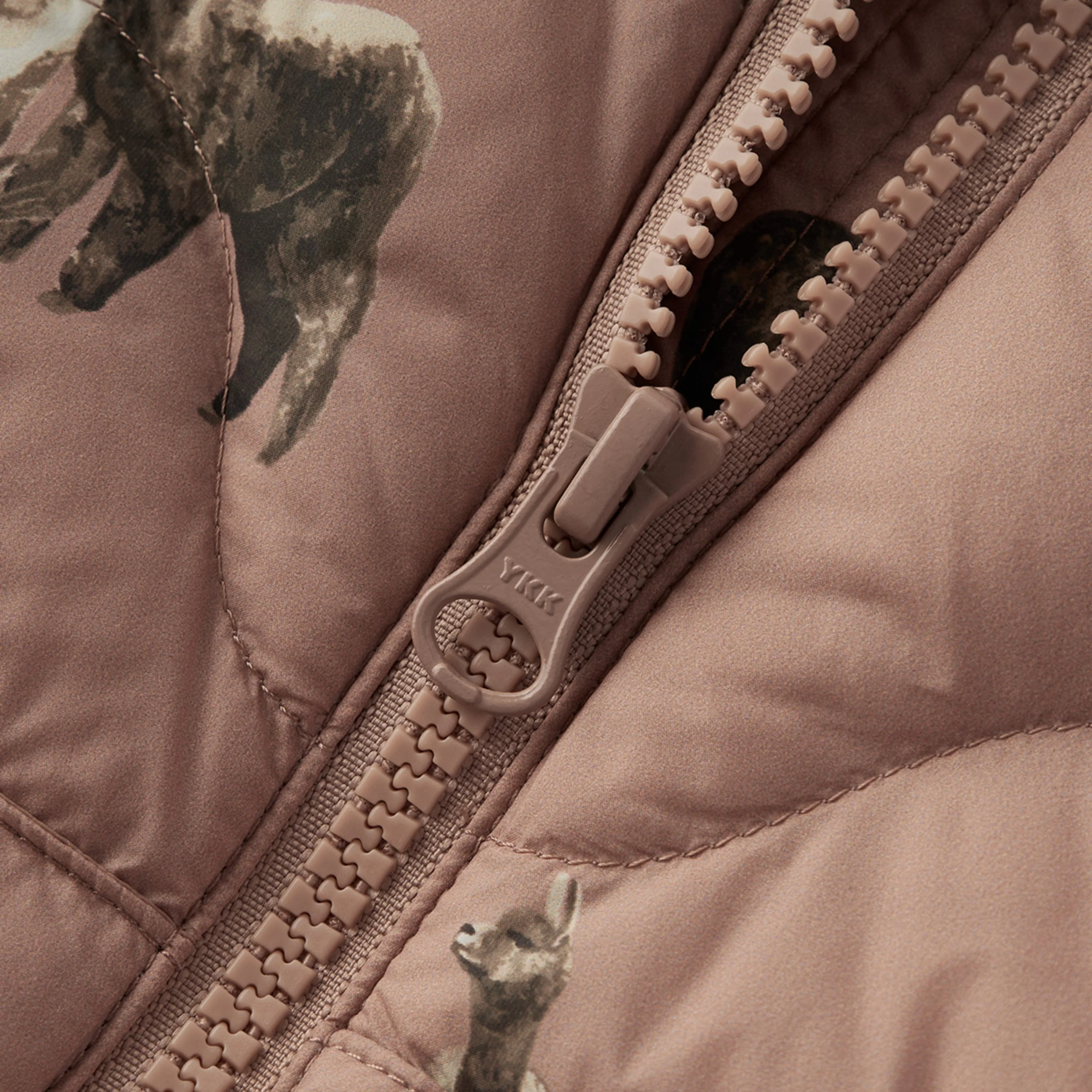 Milkbarn Alpaca Lightweight Down Hooded Jacket - Image 4
