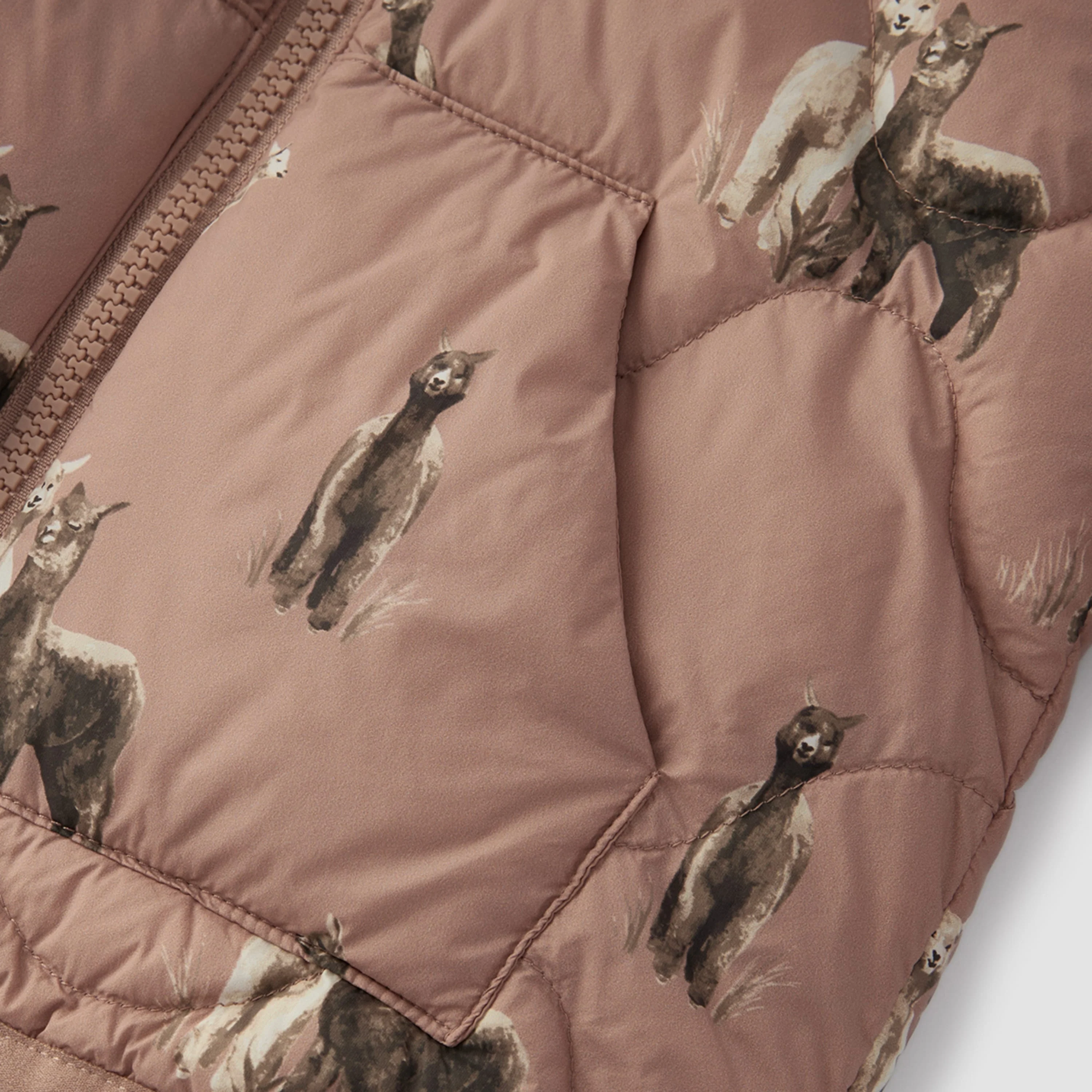 Milkbarn Alpaca Lightweight Down Hooded Jacket - Image 5