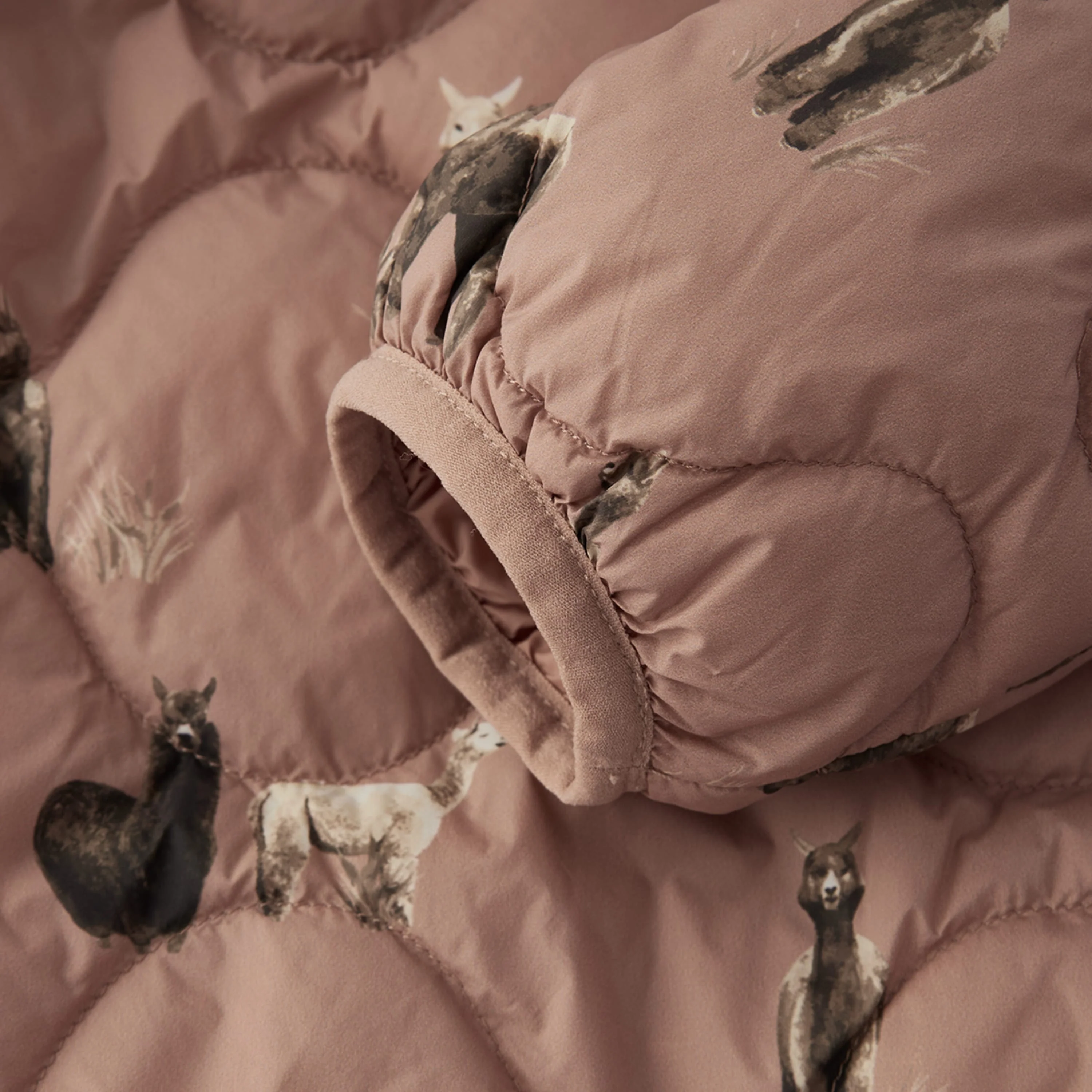 Milkbarn Alpaca Lightweight Down Hooded Jacket - Image 8