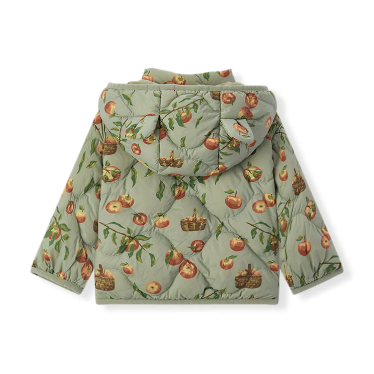 Milkbarn Apple Orchard Lightweight Down Hooded Jacket - Image 2