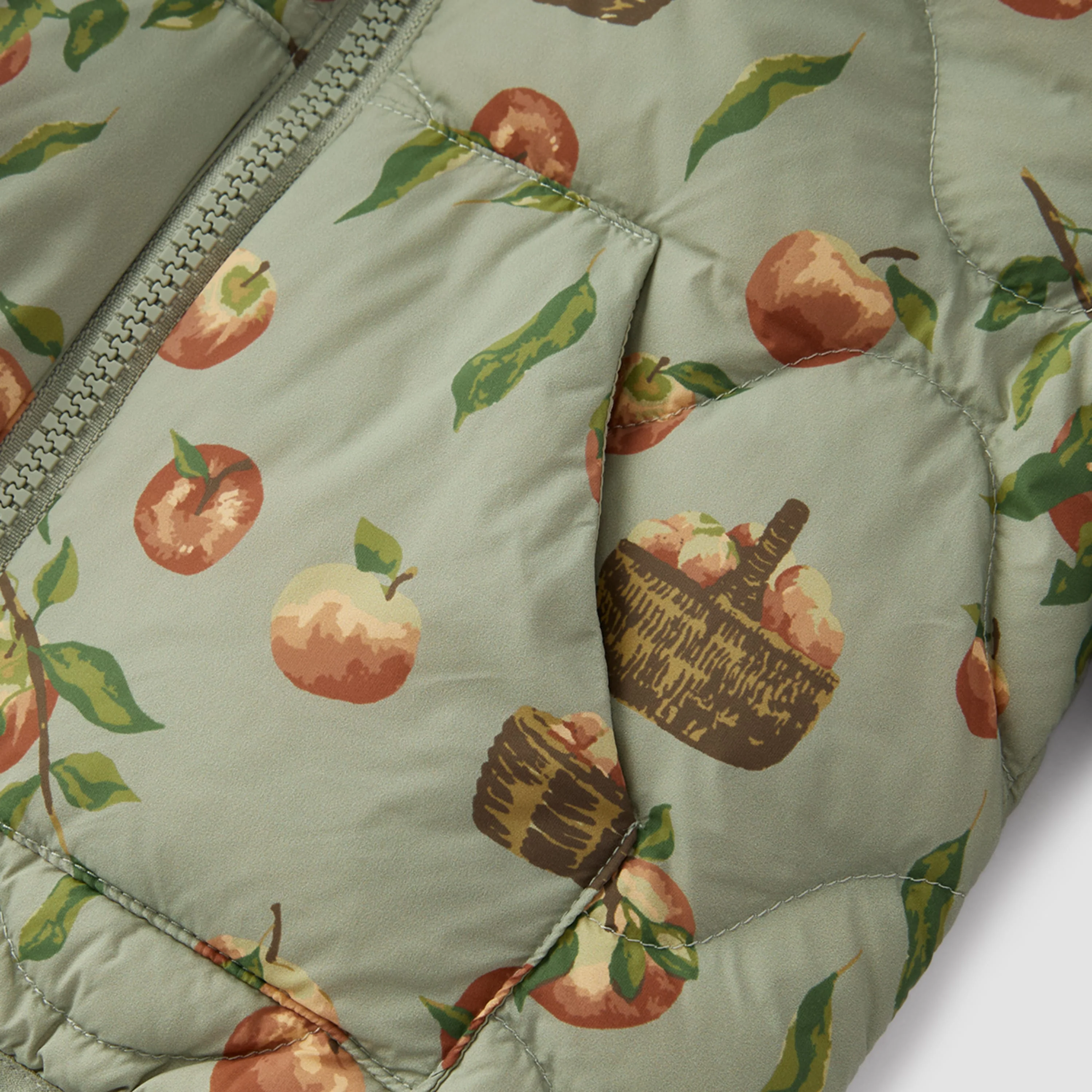 Milkbarn Apple Orchard Lightweight Down Hooded Jacket - Image 5