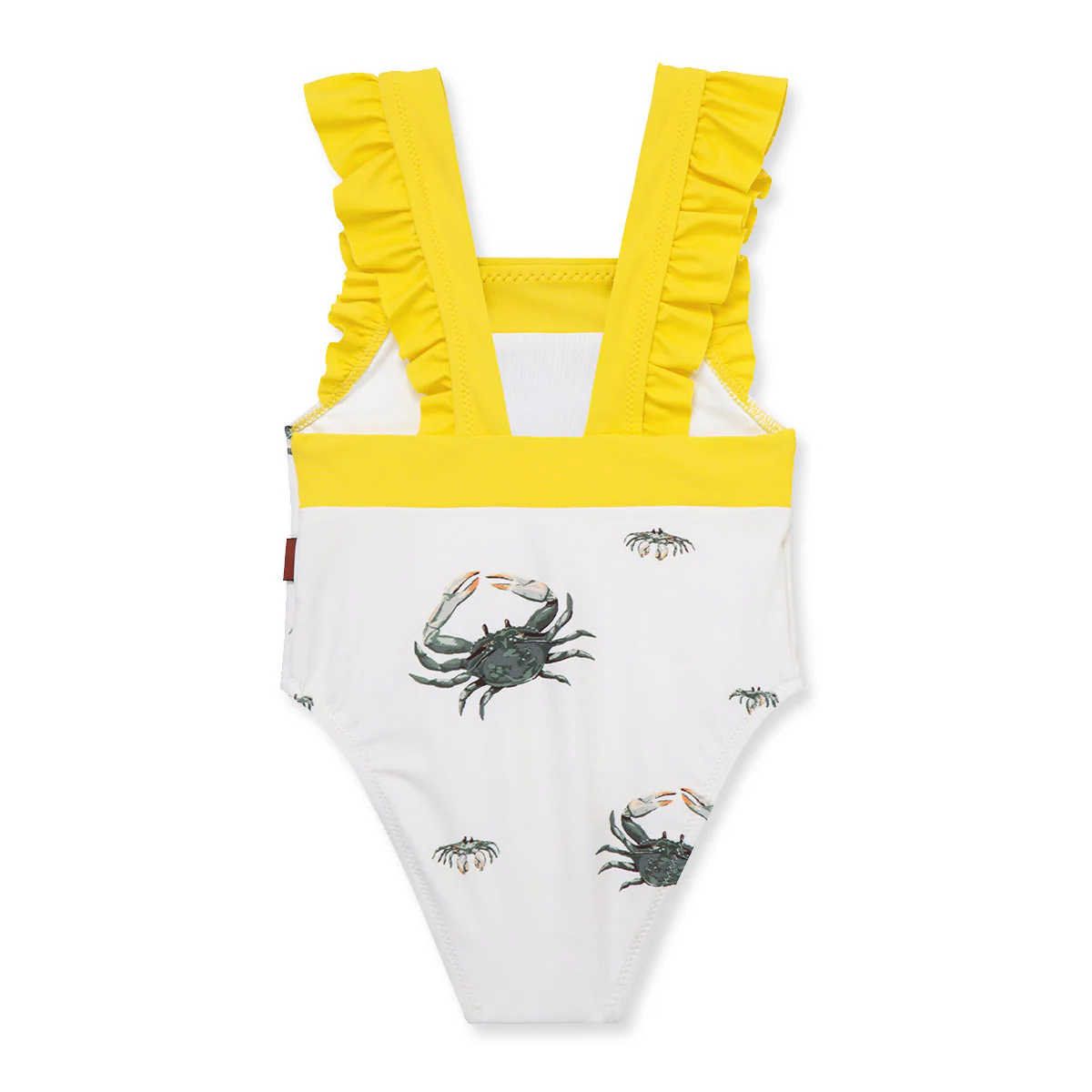 Milkbarn Coastal Crab Ruffle Square Neck Swimsuit - Image 2