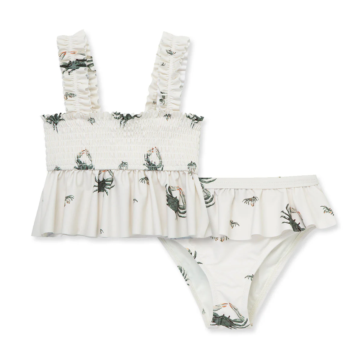 Milkbarn Coastal Crab Ruffle Two Piece Swimsuit - Image 2