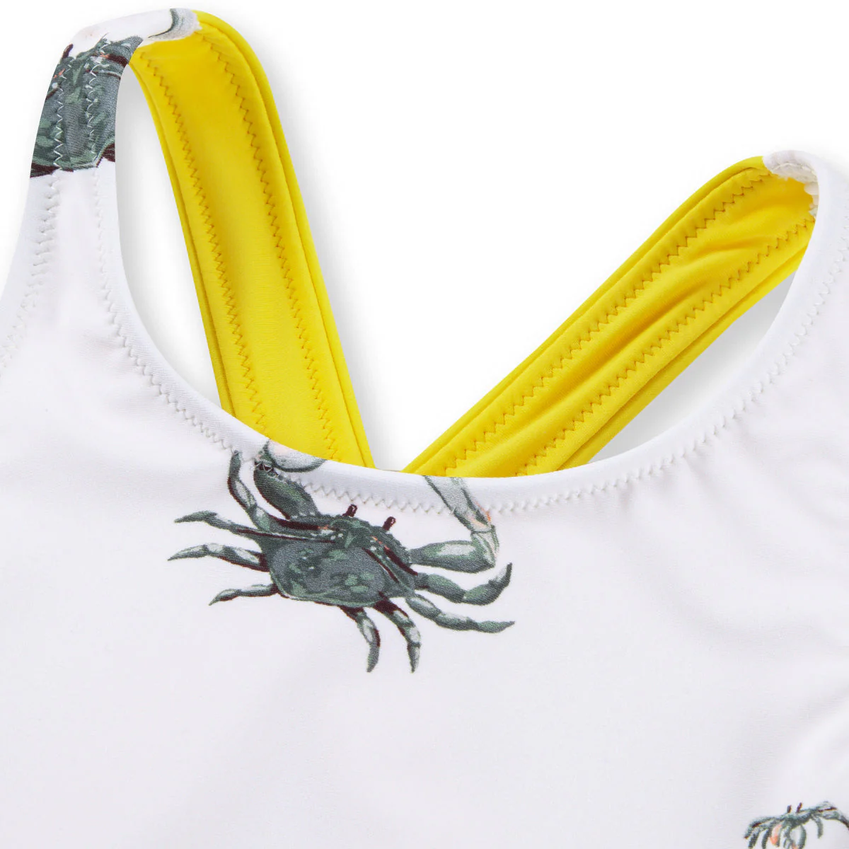 Milkbarn Coastal Crab Ruffle Waist Suspender Swimsuit - Image 3