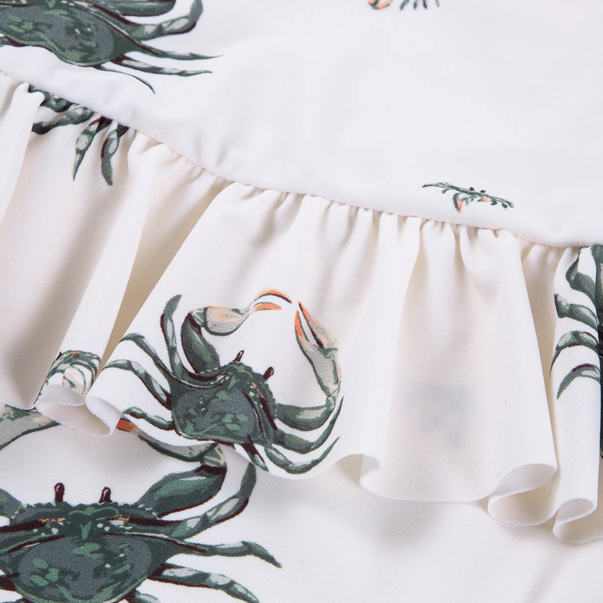 Milkbarn Coastal Crab Ruffle Waist Suspender Swimsuit - Image 4