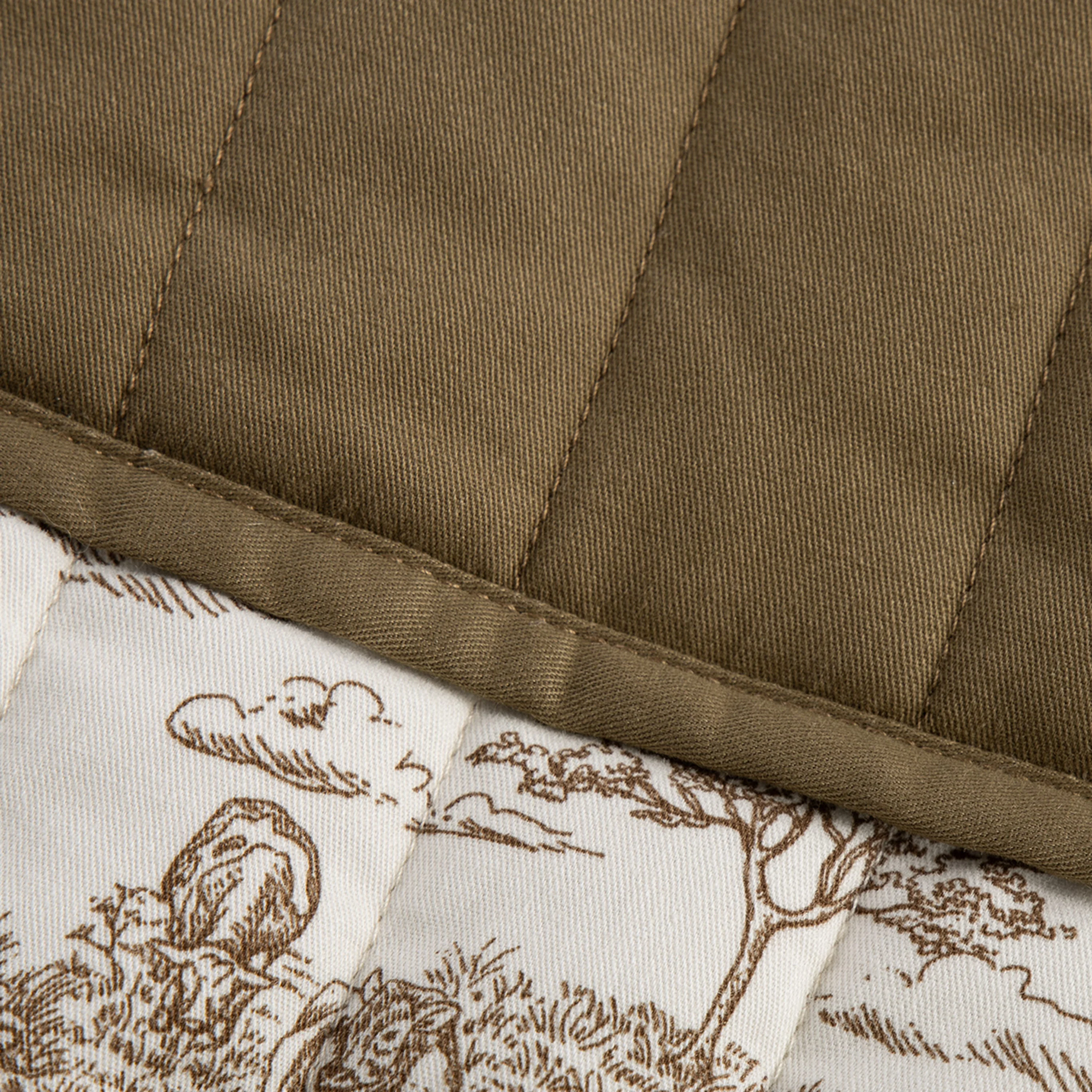 Milkbarn Country Toile Quilted Vest - Image 7