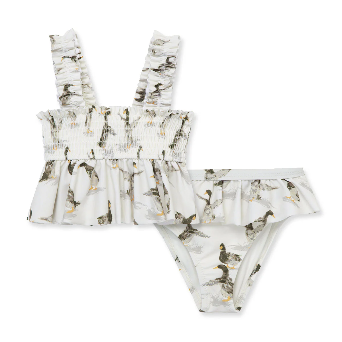 Milkbarn Duck Ruffle Two Piece Swimsuit - Image 2
