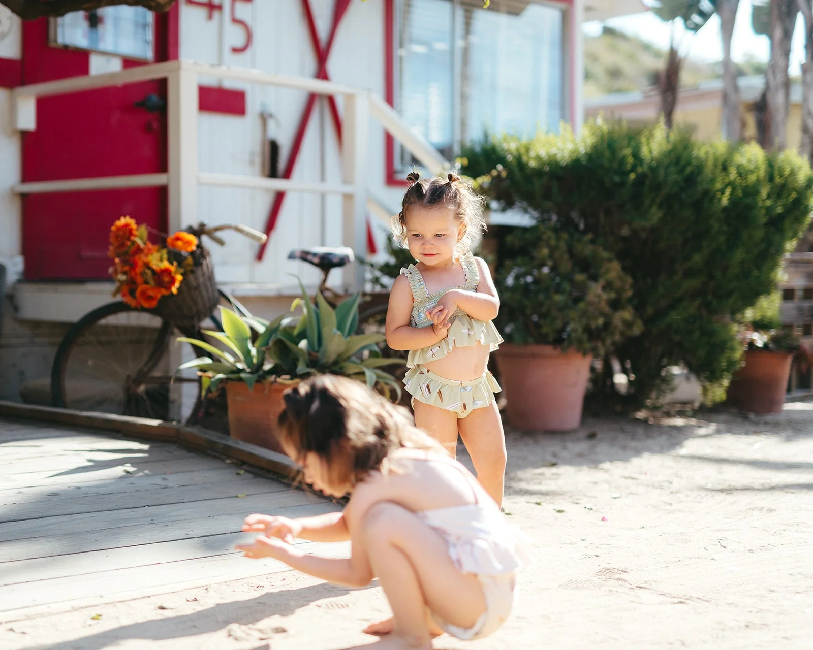 Milkbarn Duck Ruffle Two Piece Swimsuit - Image 4