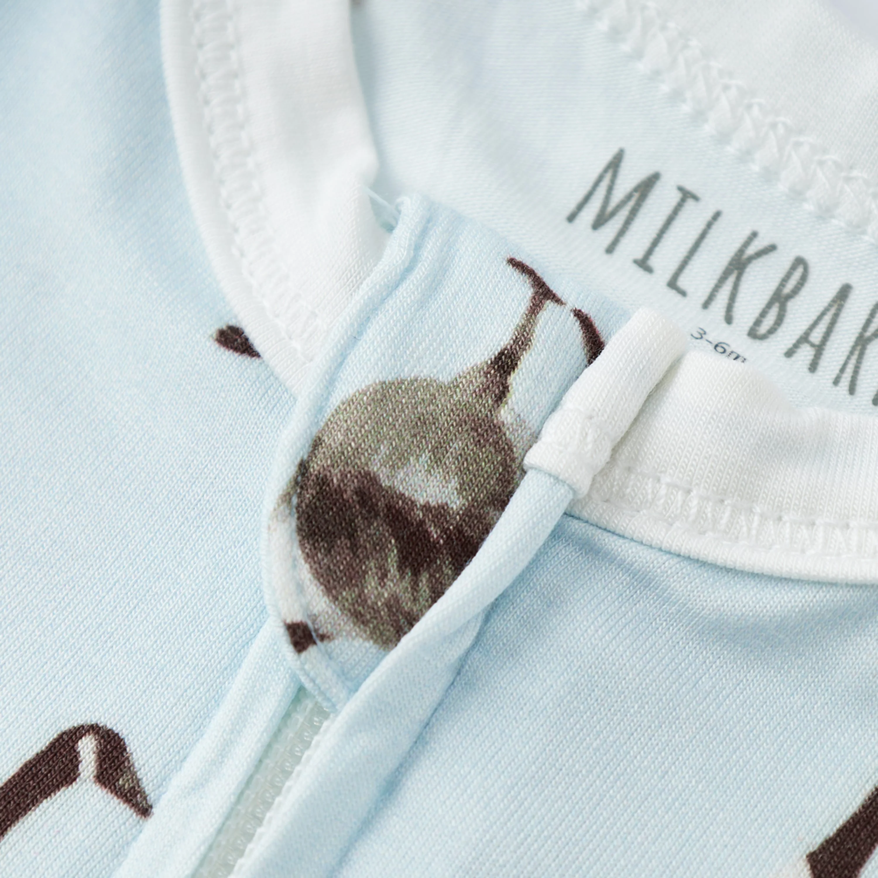 Milkbarn Goose Luxe Stretch Zipper Pajama - Image 6