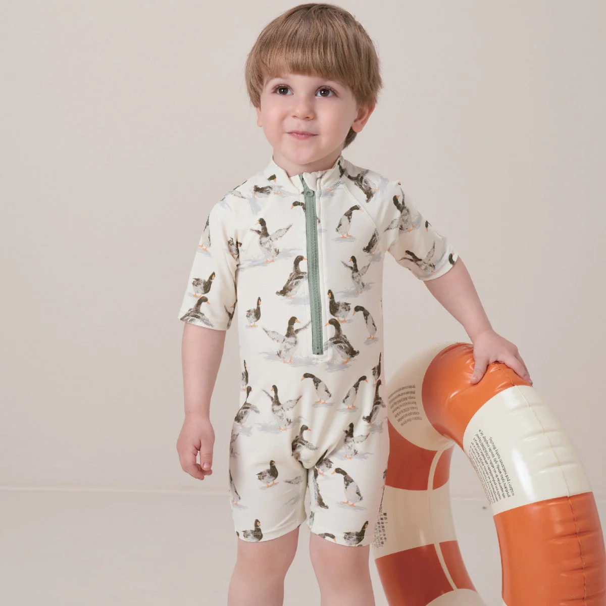 Milkbarn Goose Zipper Shortall Swimsuit - Image 6
