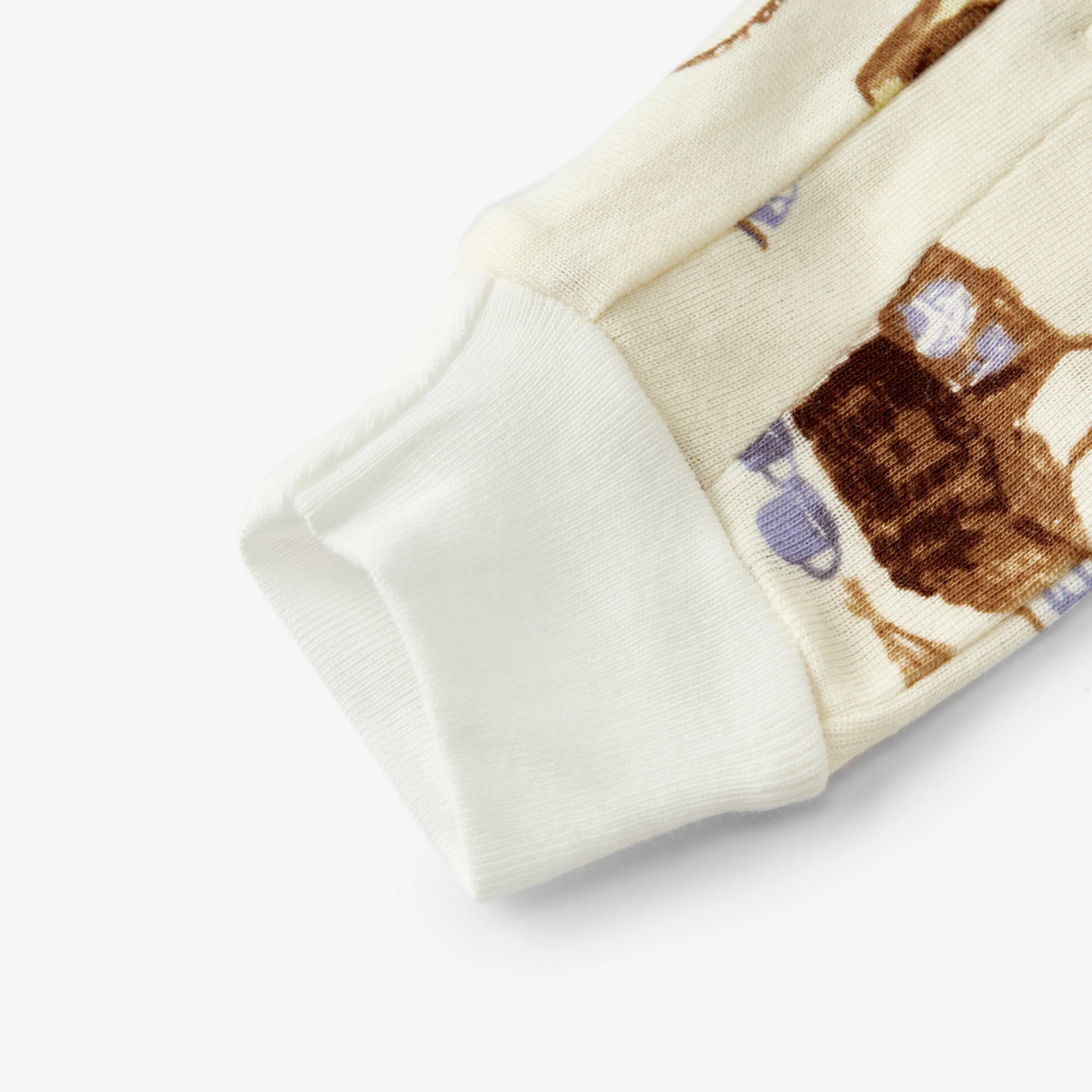 Milkbarn Picnic Organic Cotton Zipper Pajama - Image 3