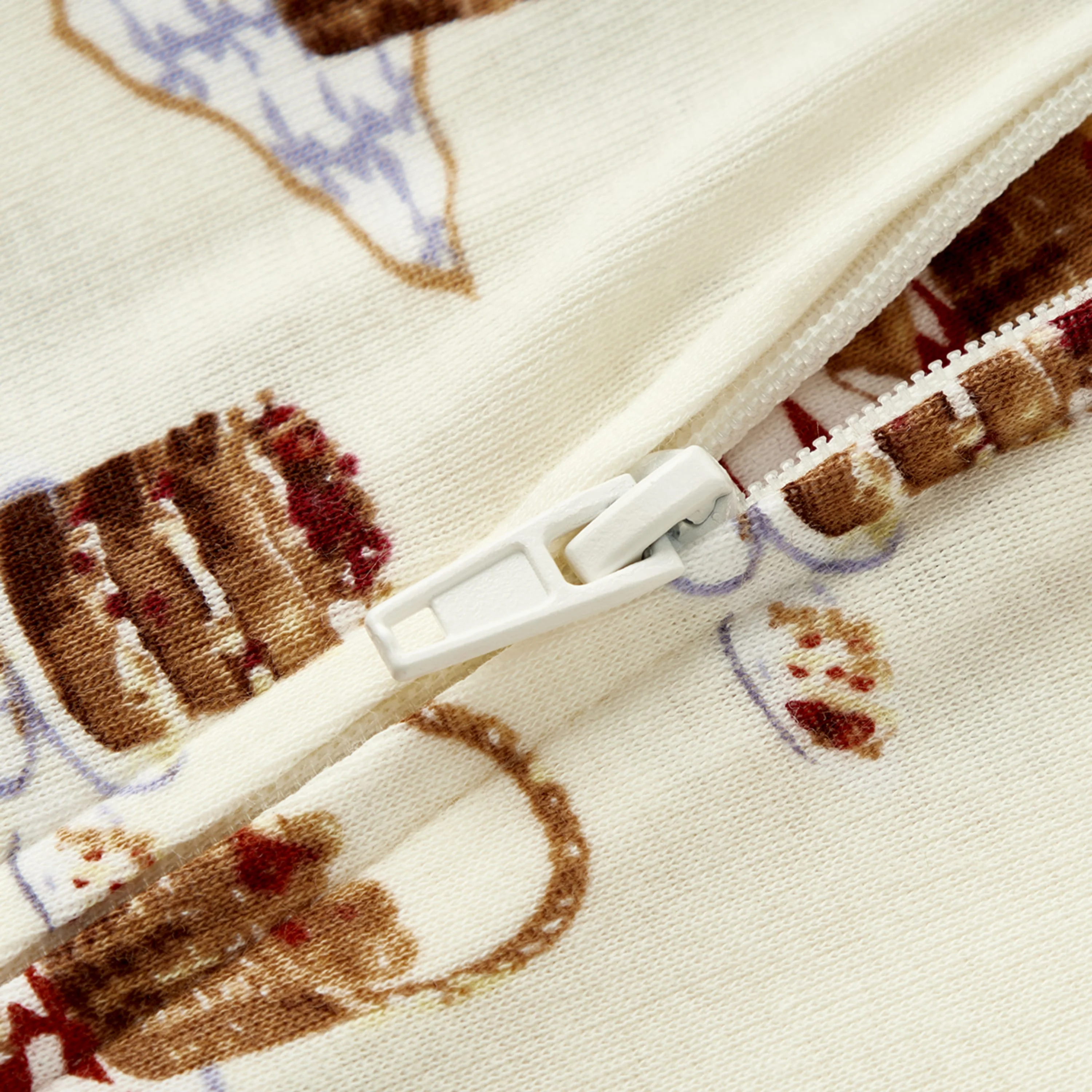 Milkbarn Picnic Organic Cotton Zipper Pajama - Image 5