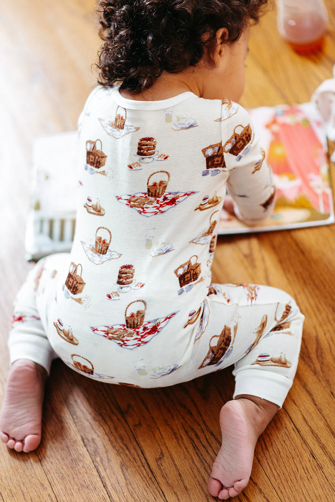 Milkbarn Picnic Organic Cotton Zipper Pajama - Image 8