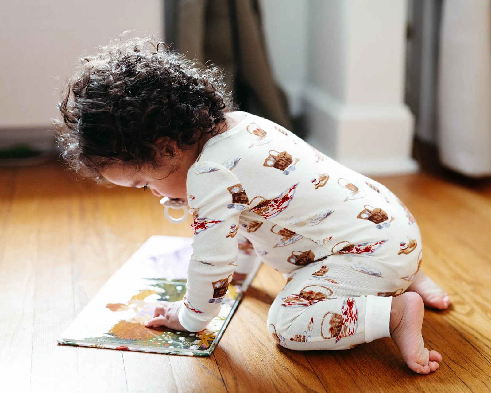 Milkbarn Picnic Organic Cotton Zipper Pajama - Image 9