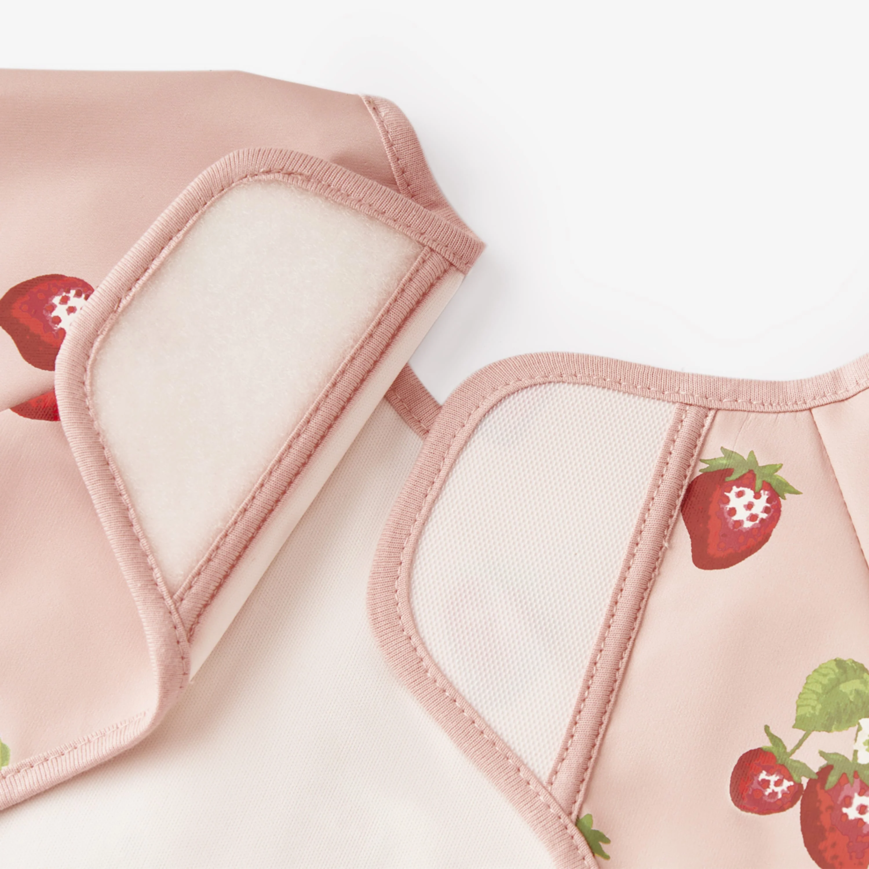 Milkbarn Strawberry Long Sleeve Pocket Bib - Image 6