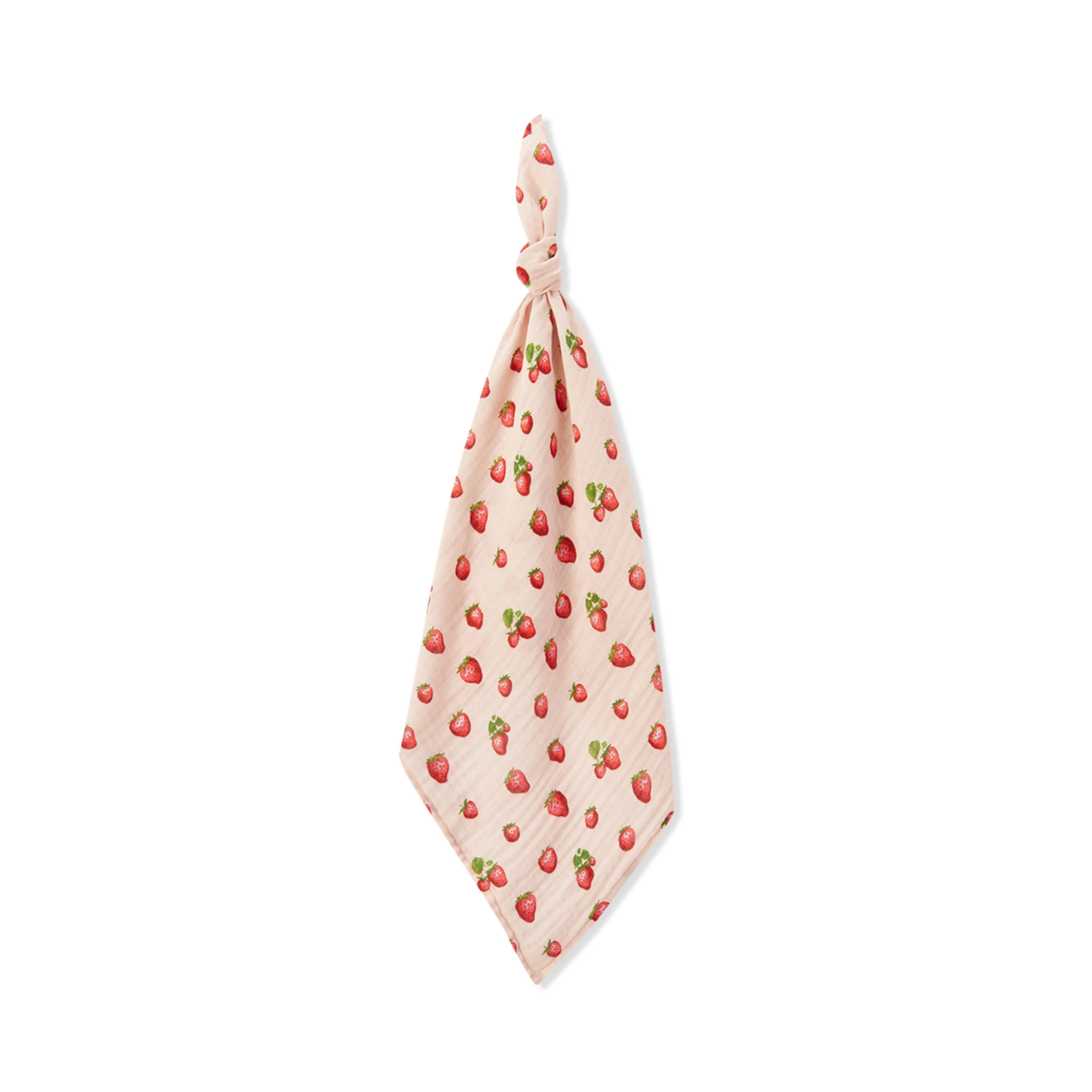 Milkbarn Strawberry Organic Cotton Burp Cloth - Image 2