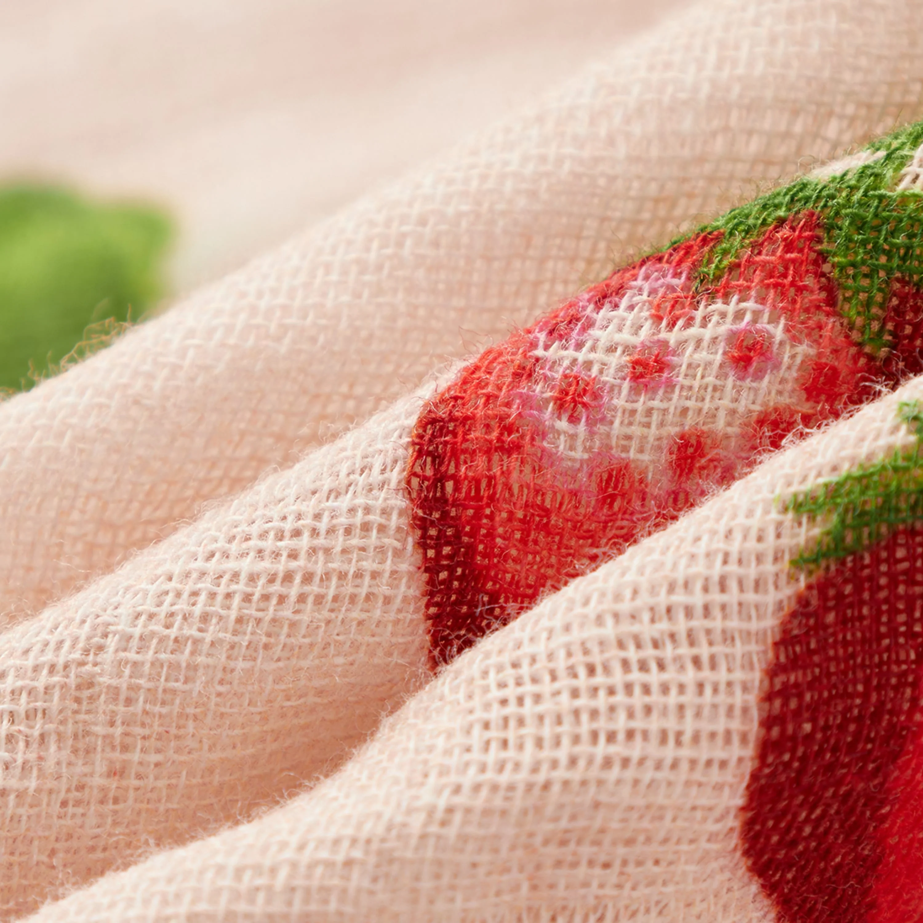 Milkbarn Strawberry Organic Cotton Burp Cloth - Image 5
