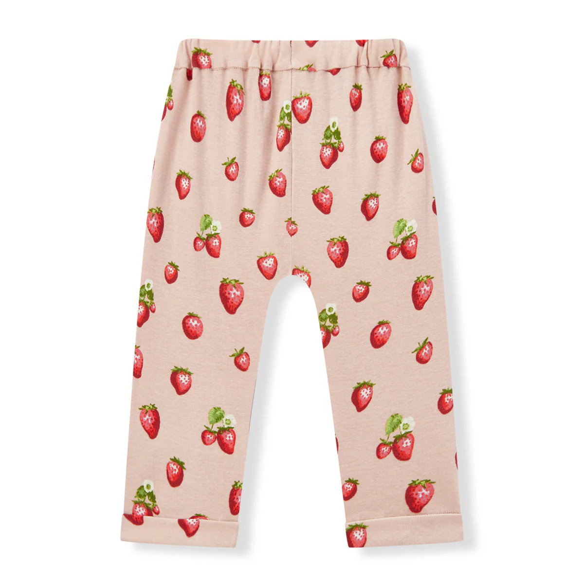 Milkbarn Strawberry Organic Cotton Jogger Pants - Image 2