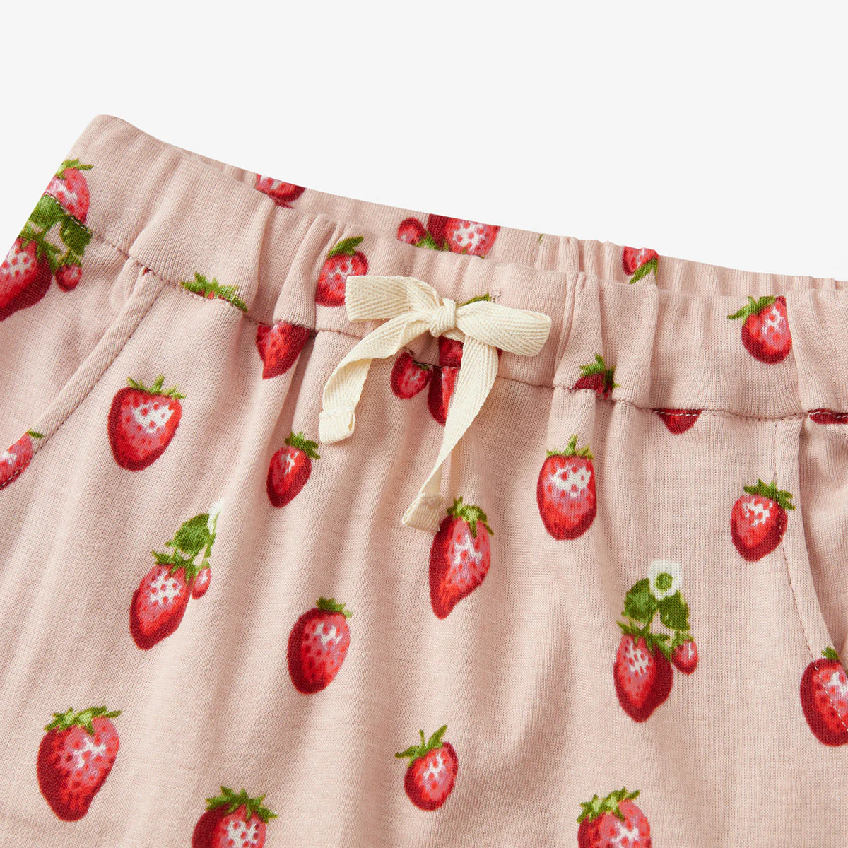 Milkbarn Strawberry Organic Cotton Jogger Pants - Image 3