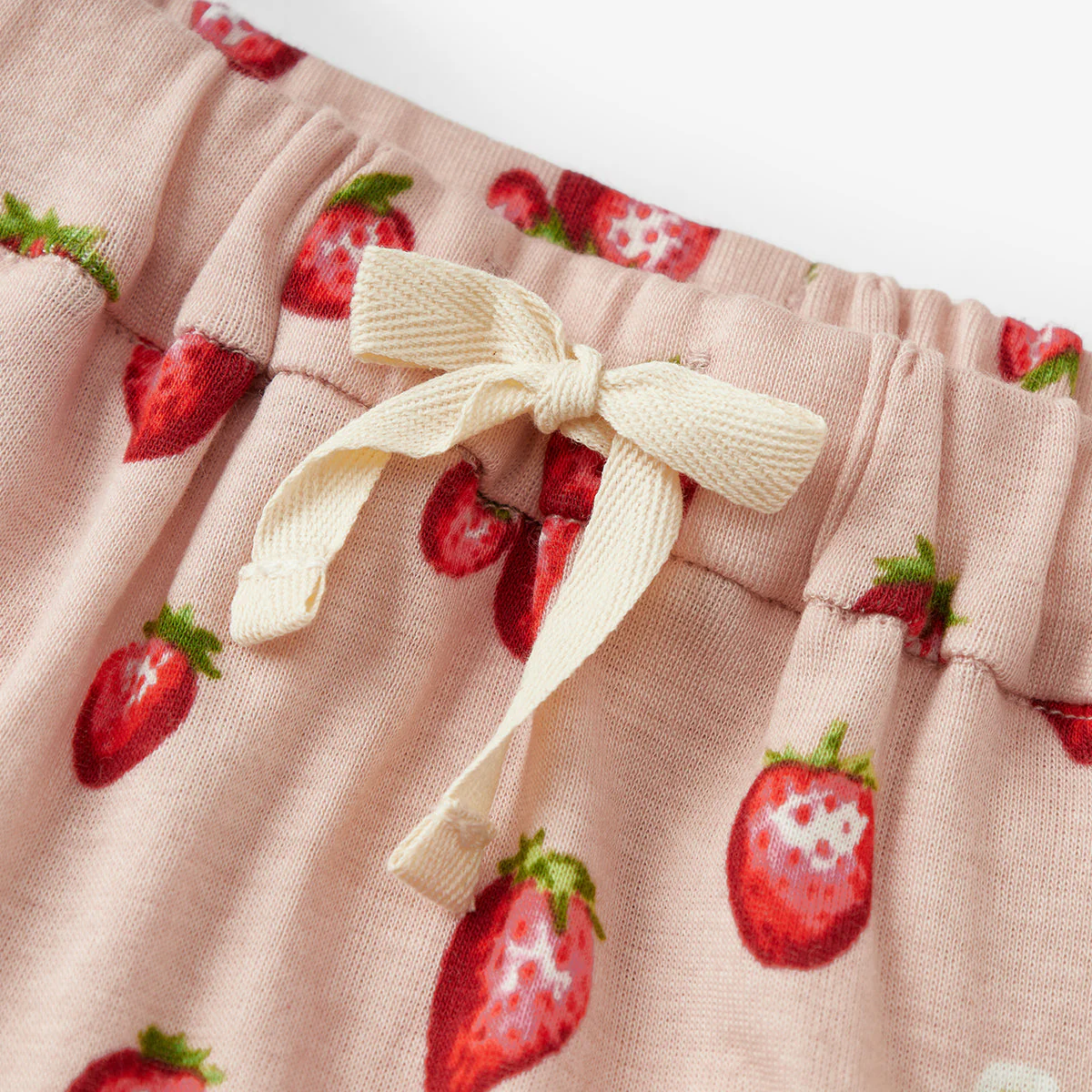 Milkbarn Strawberry Organic Cotton Jogger Pants - Image 4