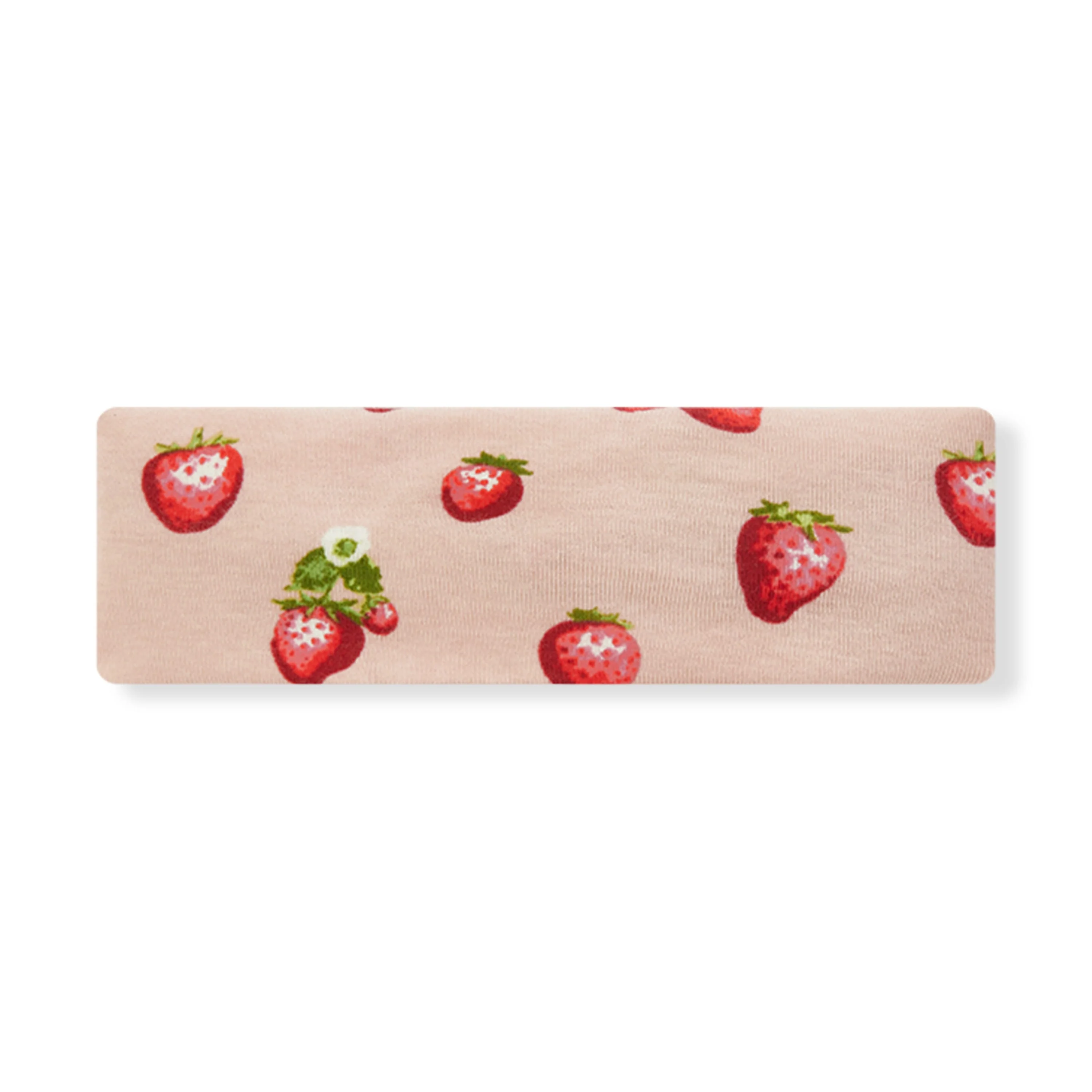 Milkbarn Strawberry Organic Cotton Knotted Headband - Image 2
