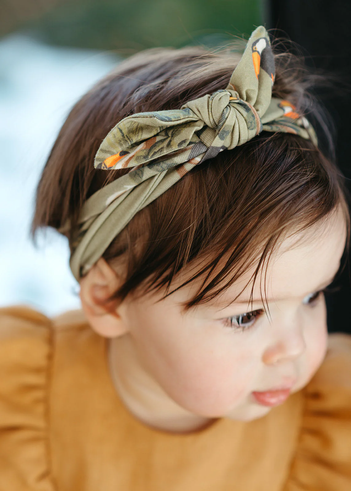 Milkbarn Strawberry Organic Cotton Knotted Headband - Image 7