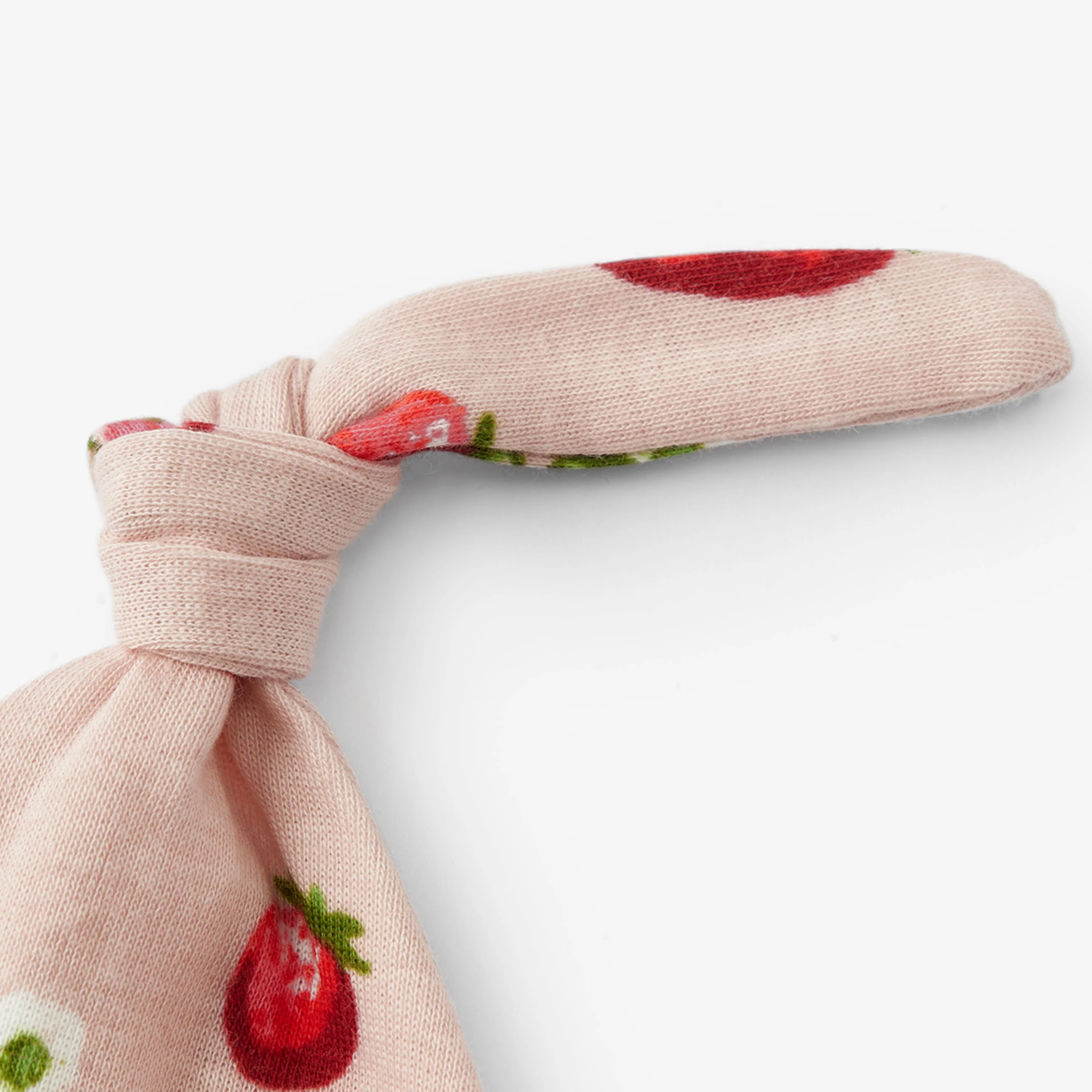 Milkbarn Strawberry Organic Cotton Newborn Gown & Hat Set - Image 12