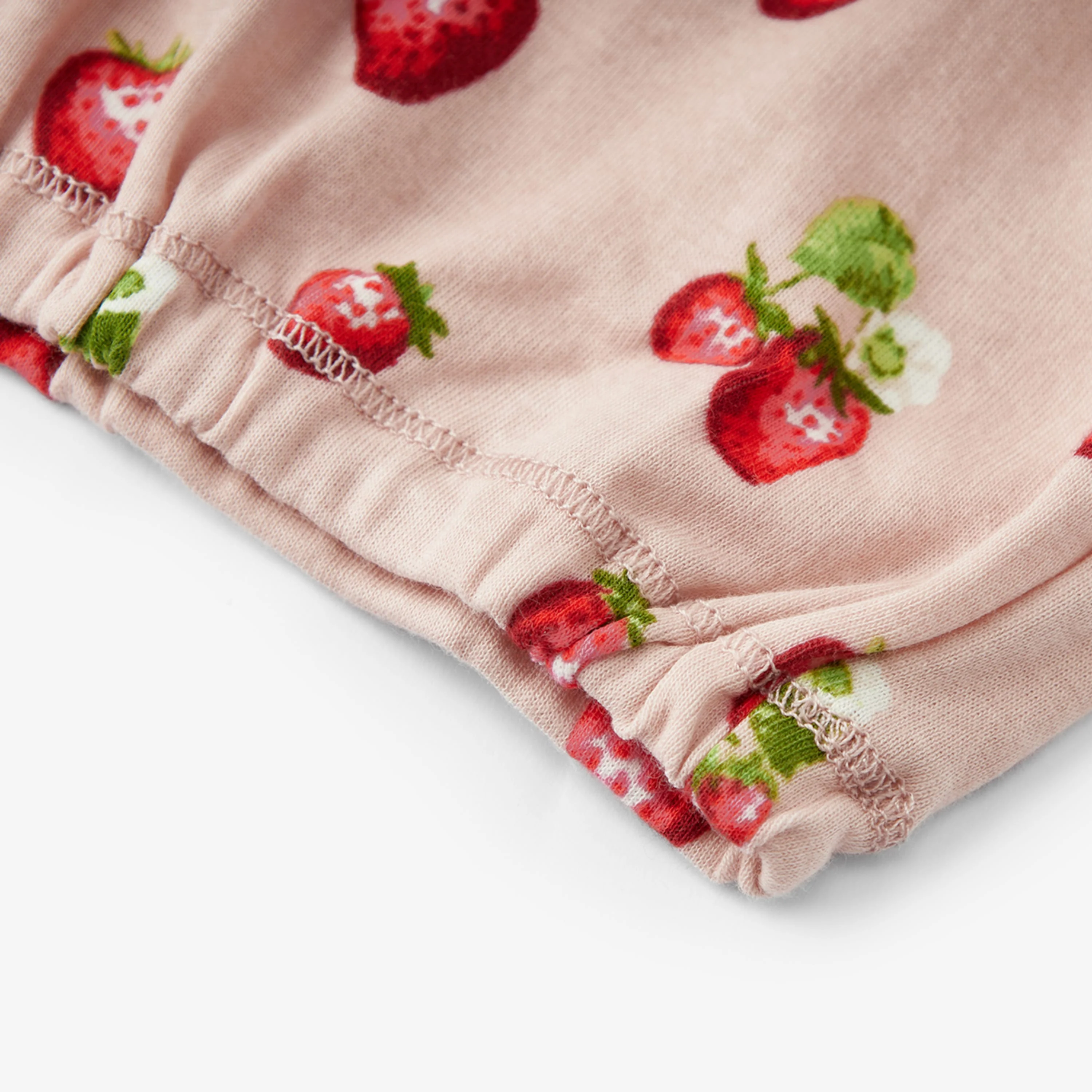 Milkbarn Strawberry Organic Cotton Newborn Gown & Hat Set - Image 8