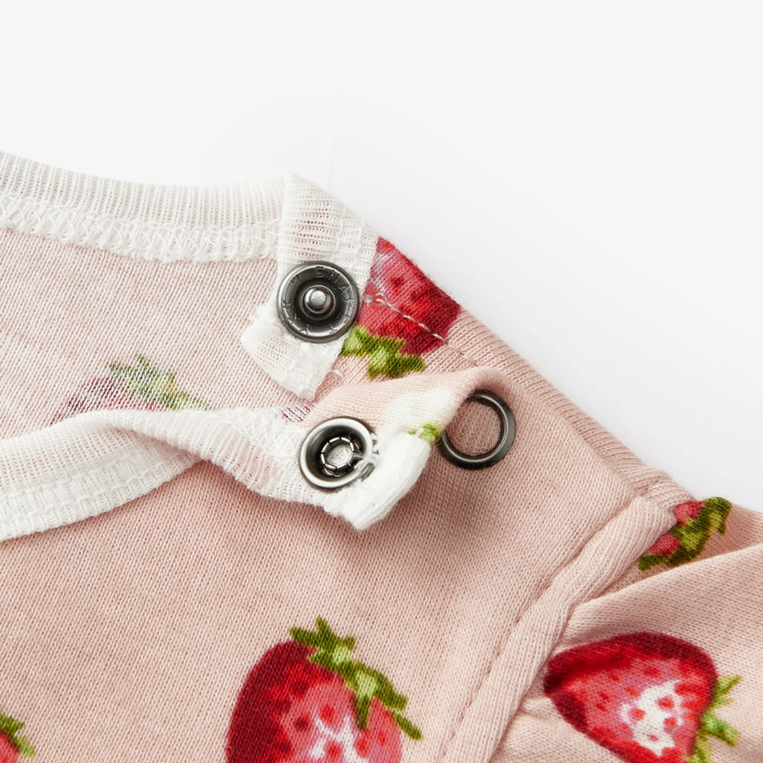 Milkbarn Strawberry Organic Cotton Ruffle One Piece - Image 5