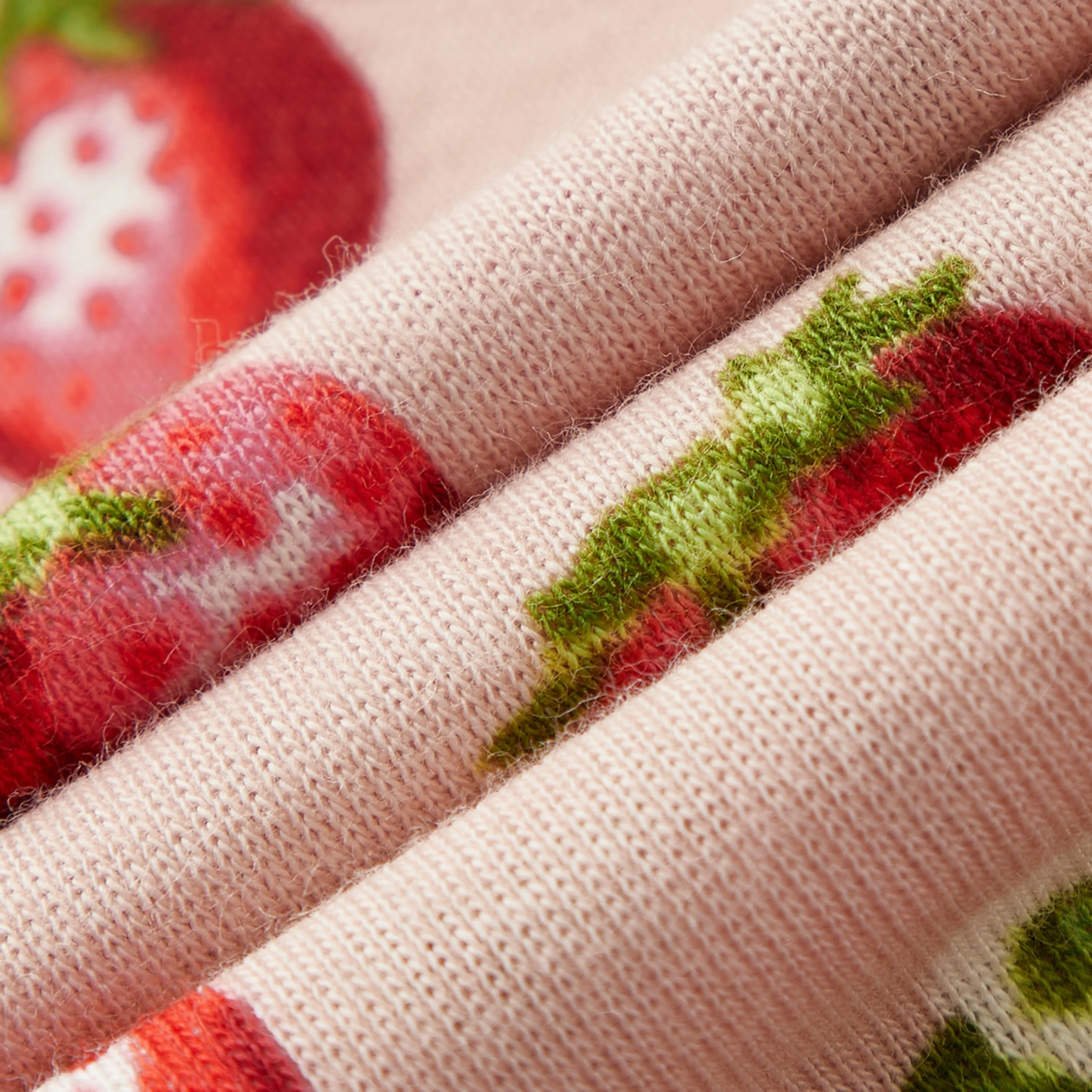 Milkbarn Strawberry Organic Cotton Ruffle One Piece - Image 7